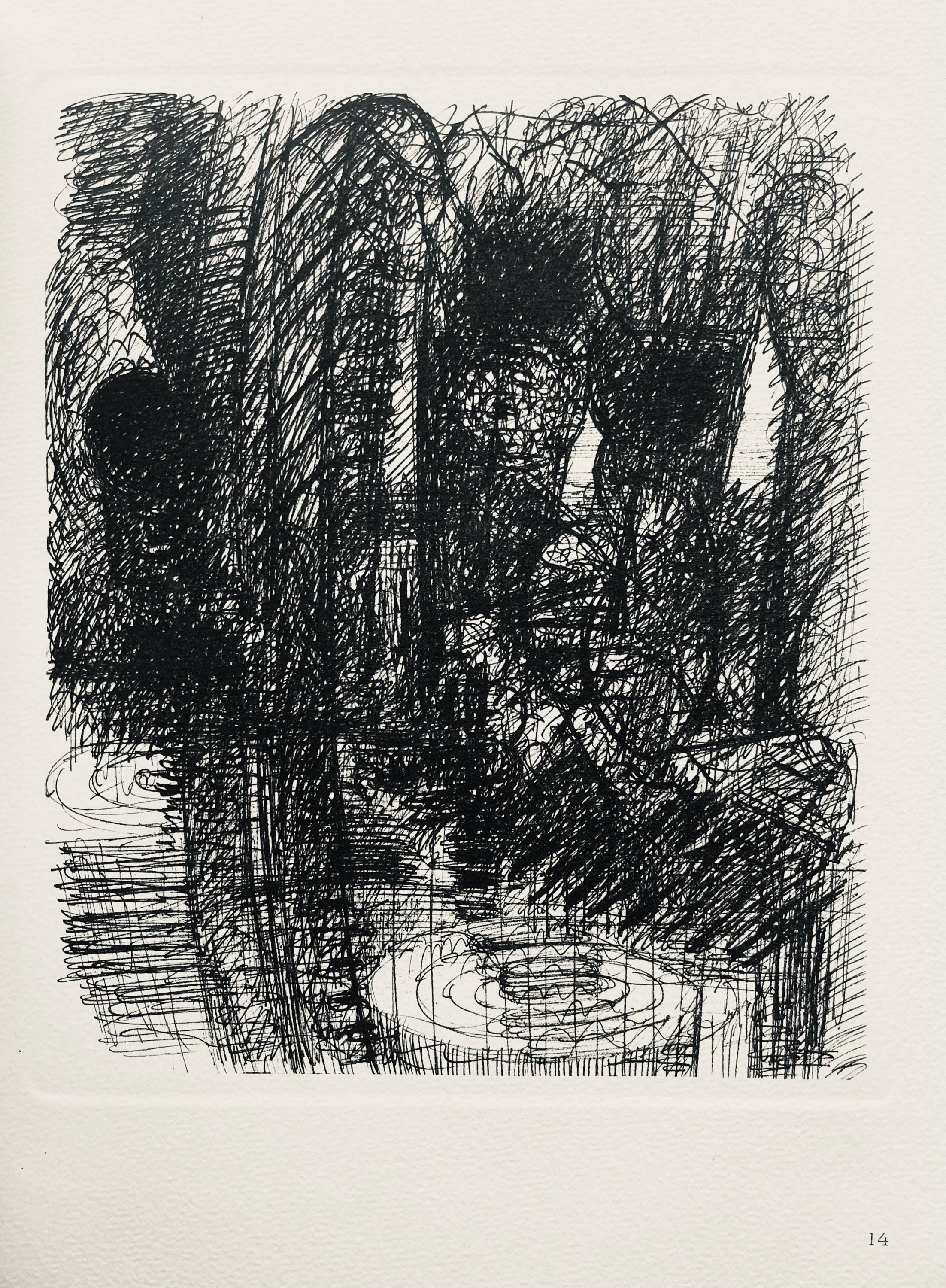 Marcel Gromaire, Composition, Gromaire, Limited Edition Lithograph