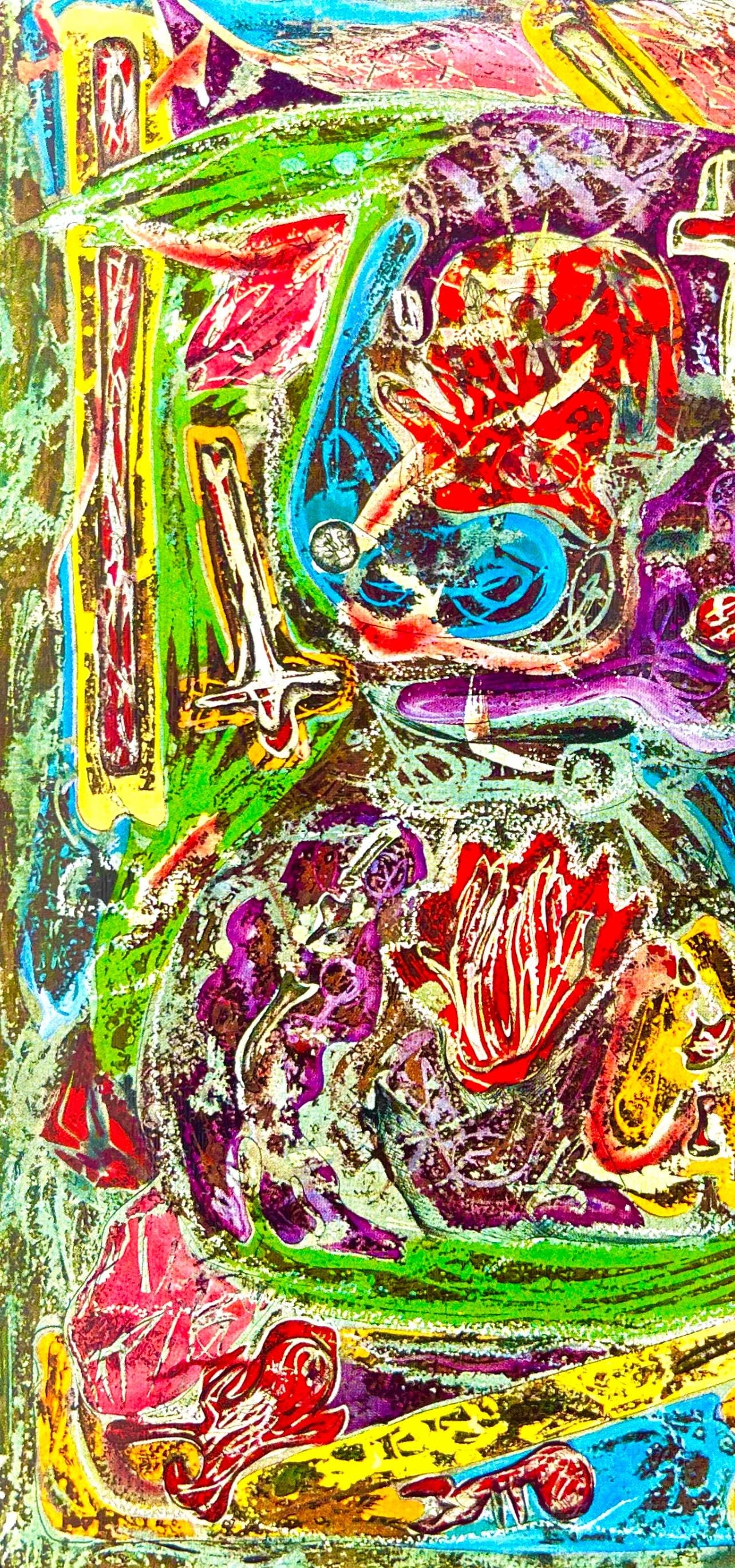 Alfonso Ossorio, Composition, Peintures initiatiques d'Alfonso Ossorio, Limited Edition Lithograph