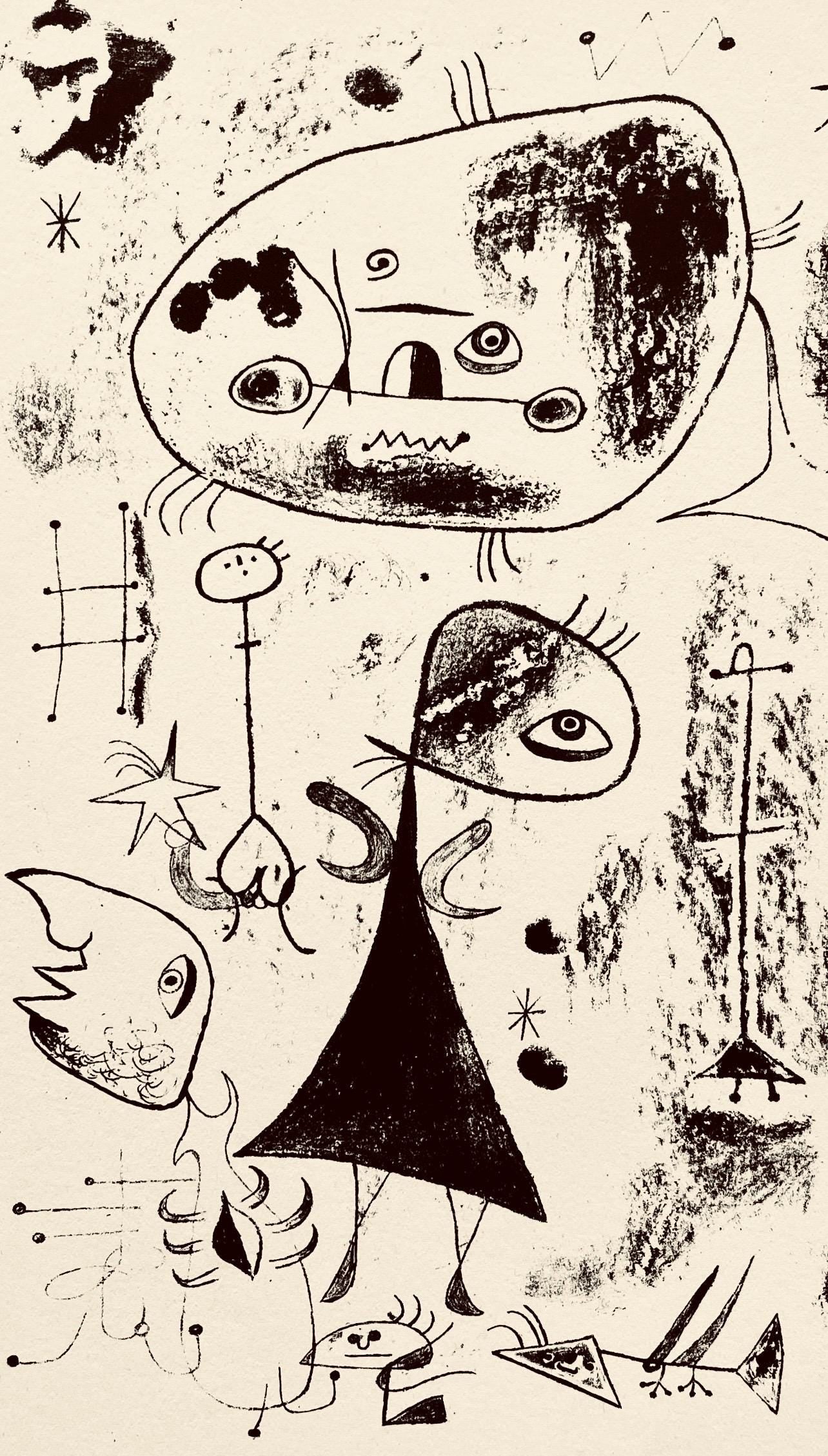 Joan Miró, Composition, The Prints of Joan Miro, Limited Edition Etching