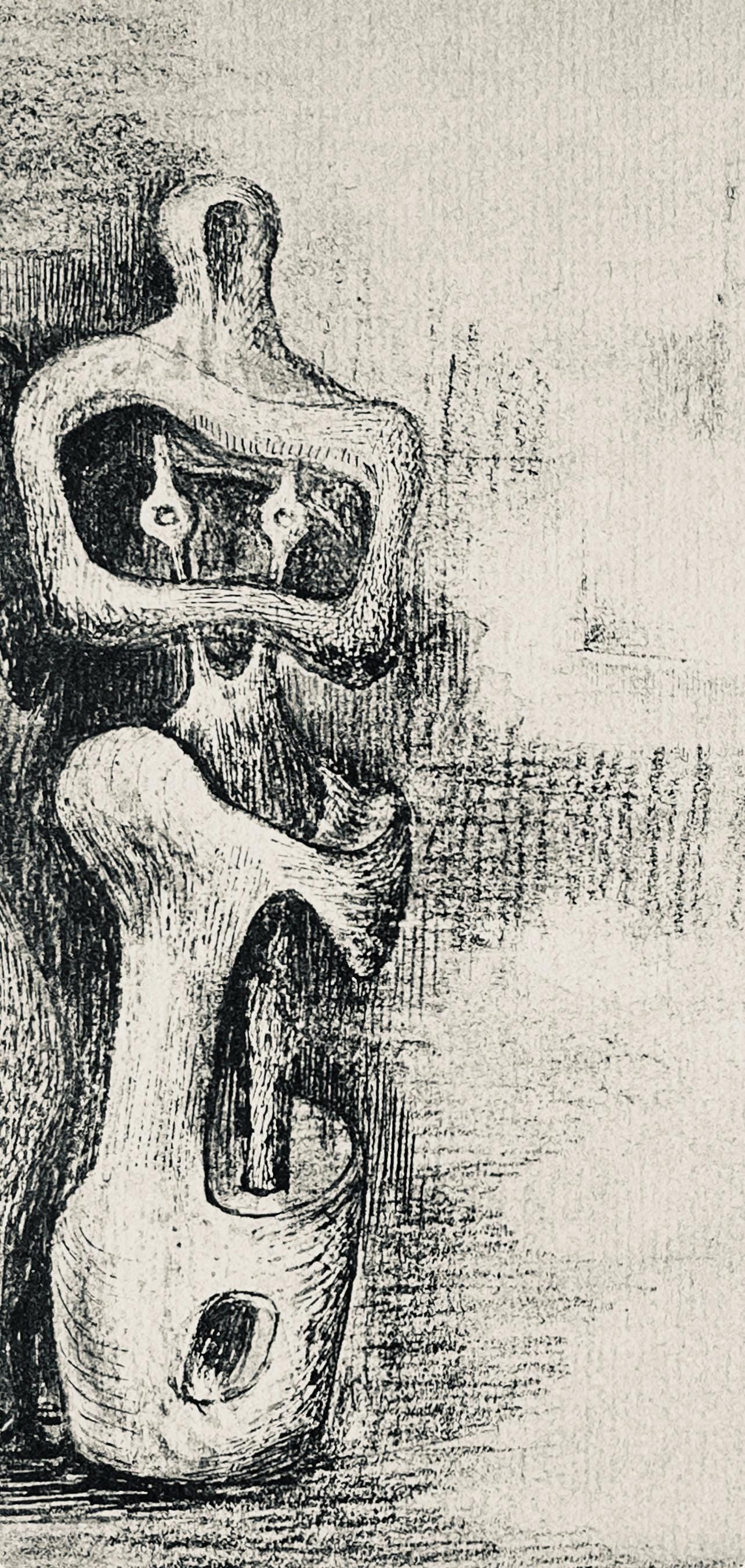 Henry Moore, Standing Figures, The Drawings of Henry Moore, Limited Edition Lithograph