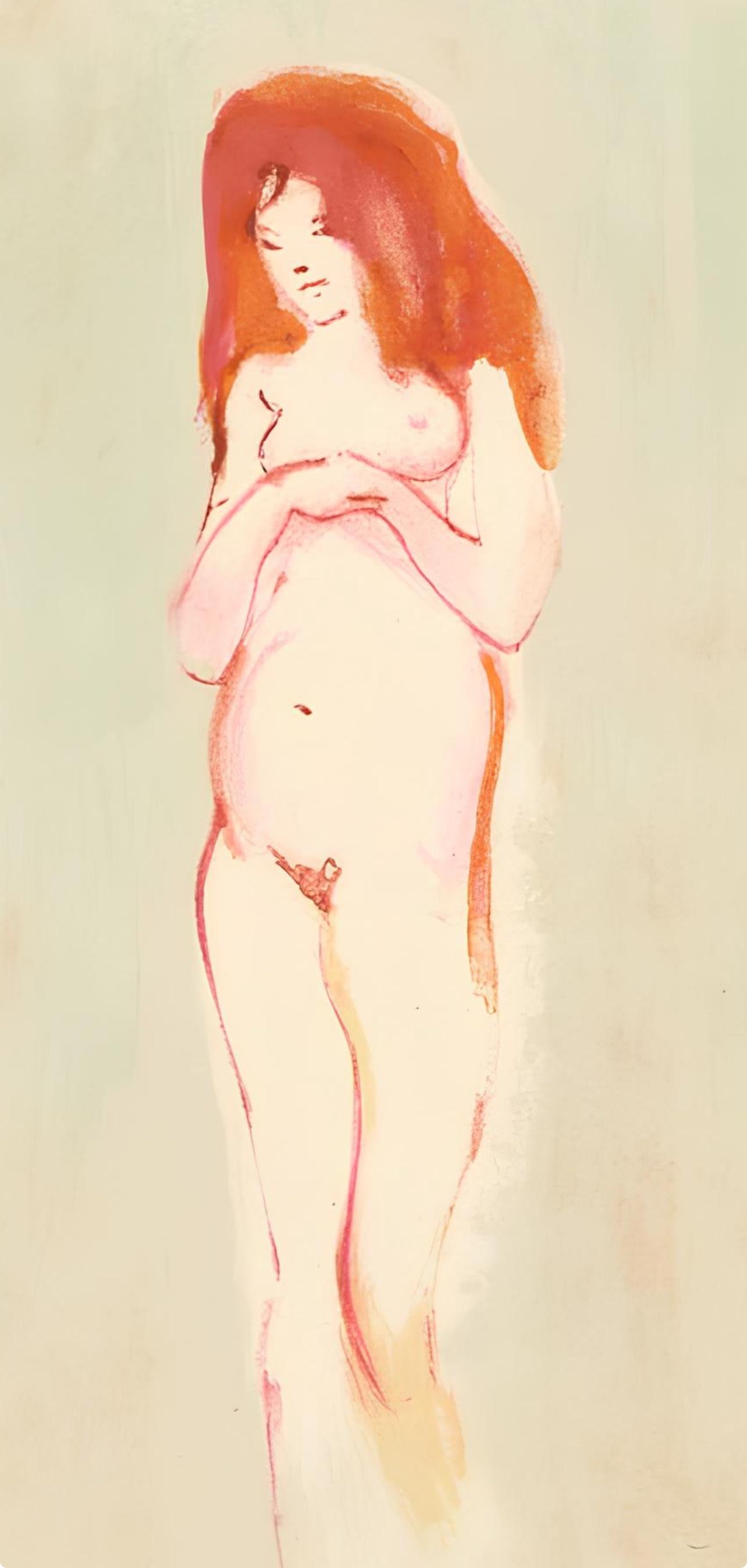 Léonor Fini, Composition, Parallèlement, Limited Edition Lithograph