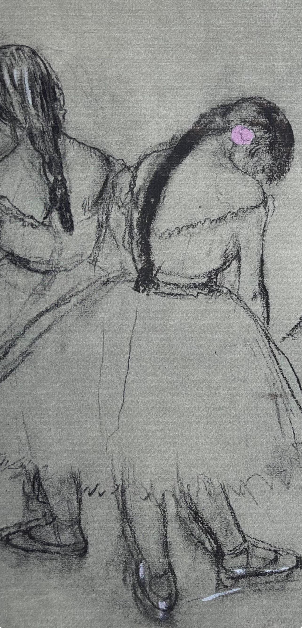 Edgar Degas, Three Dancers, Limited Edition Lithograph