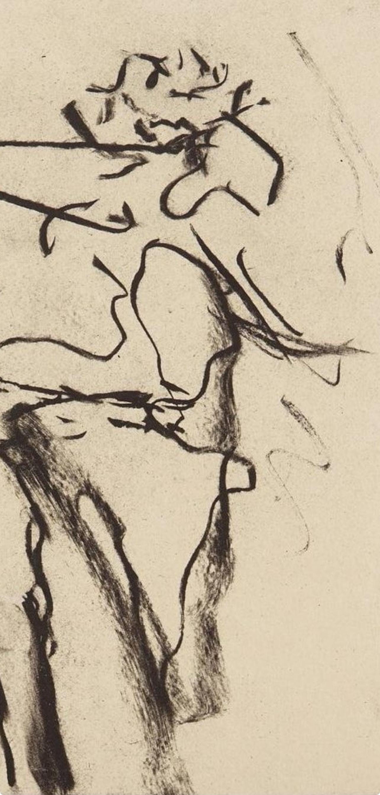 Willem de Kooning, Composition, Poems, Limited Edition Lithograph