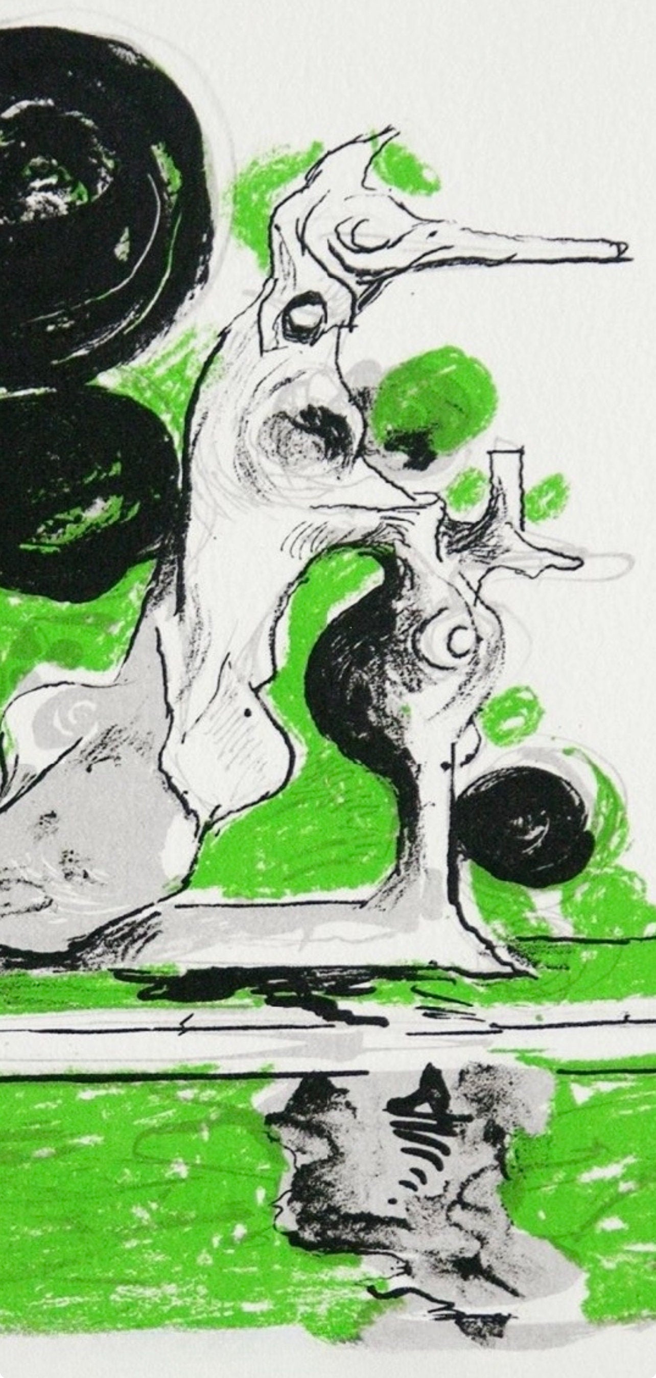 Graham Sutherland, Hybrid, Souvenirs et portraits d'artistes, Limited Edition Lithograph