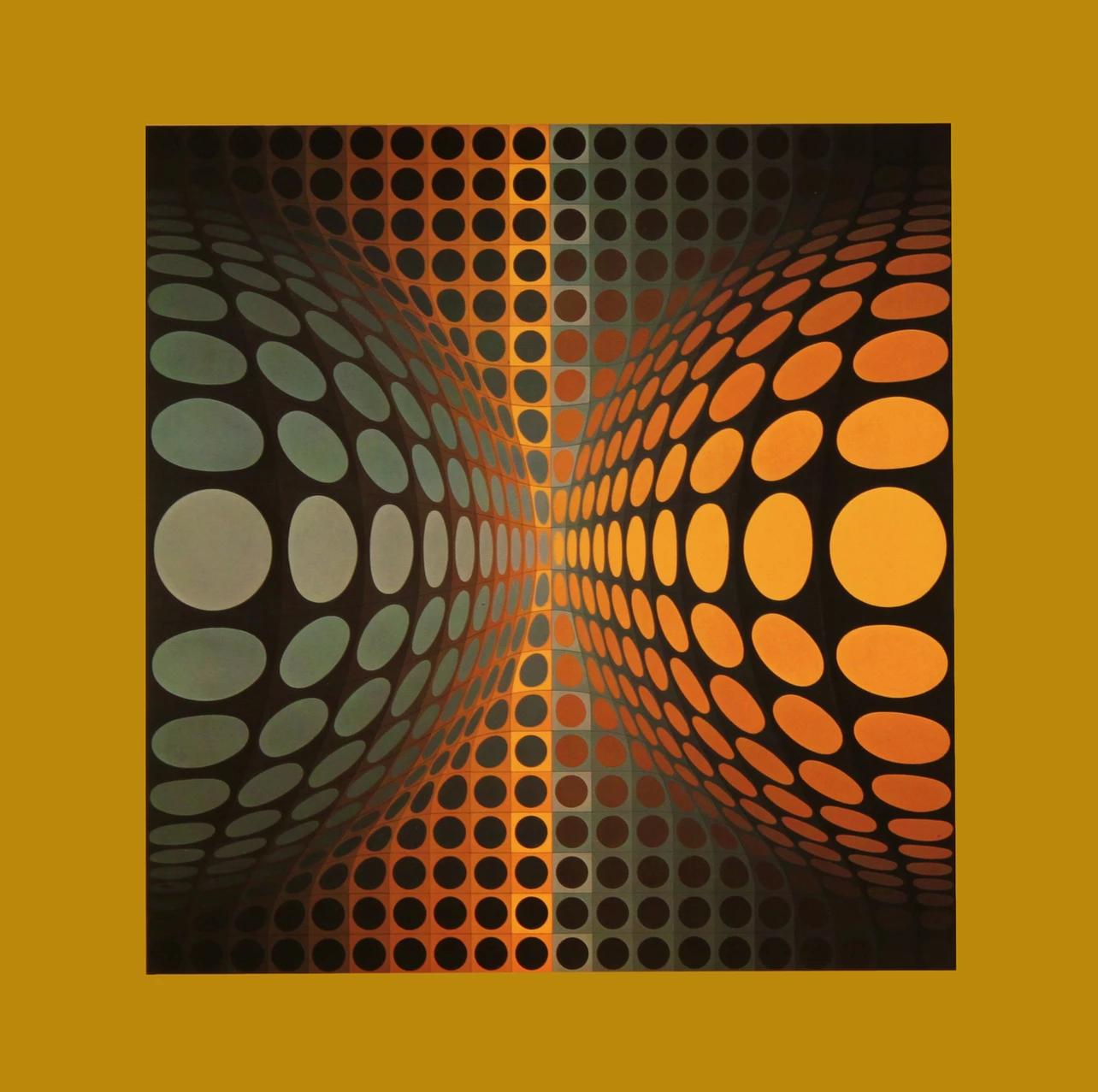 Victor Vasarely, Composition, Vega, Limited Edition Héliogravure