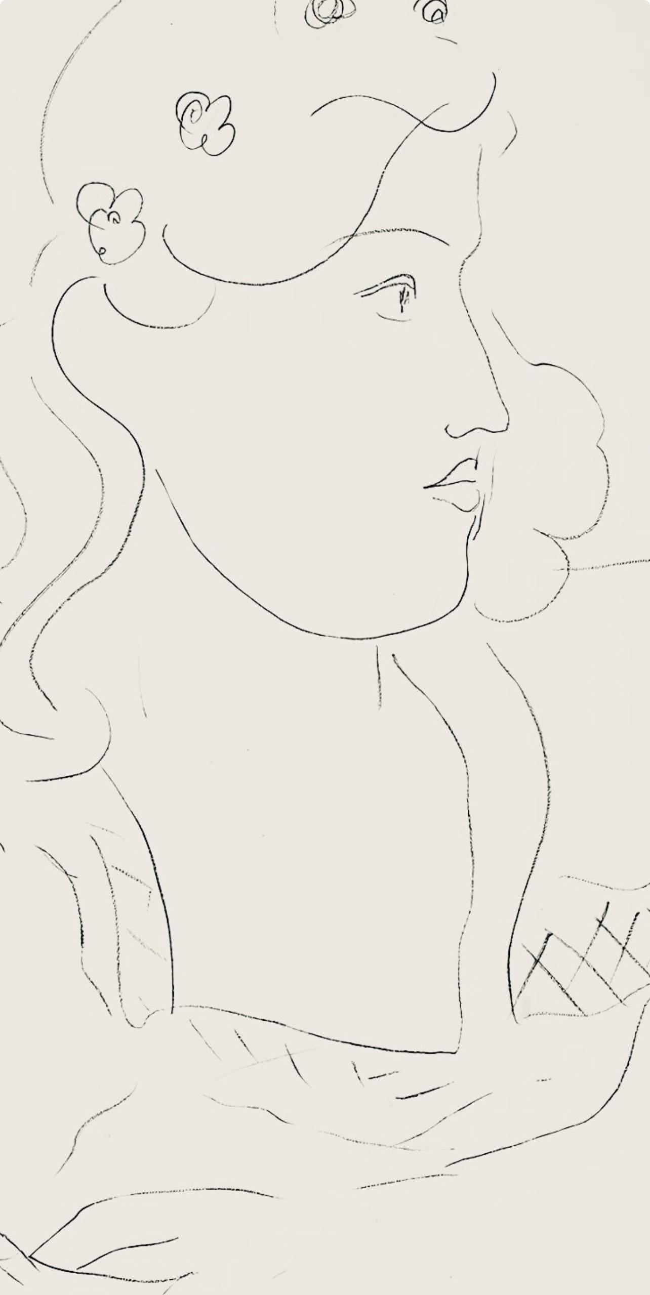 Henri Matisse, Série O, var. 9 (Duthuit 9), Henri Matisse, Dessins, Thèmes et variations, Limited Edition Lithograph