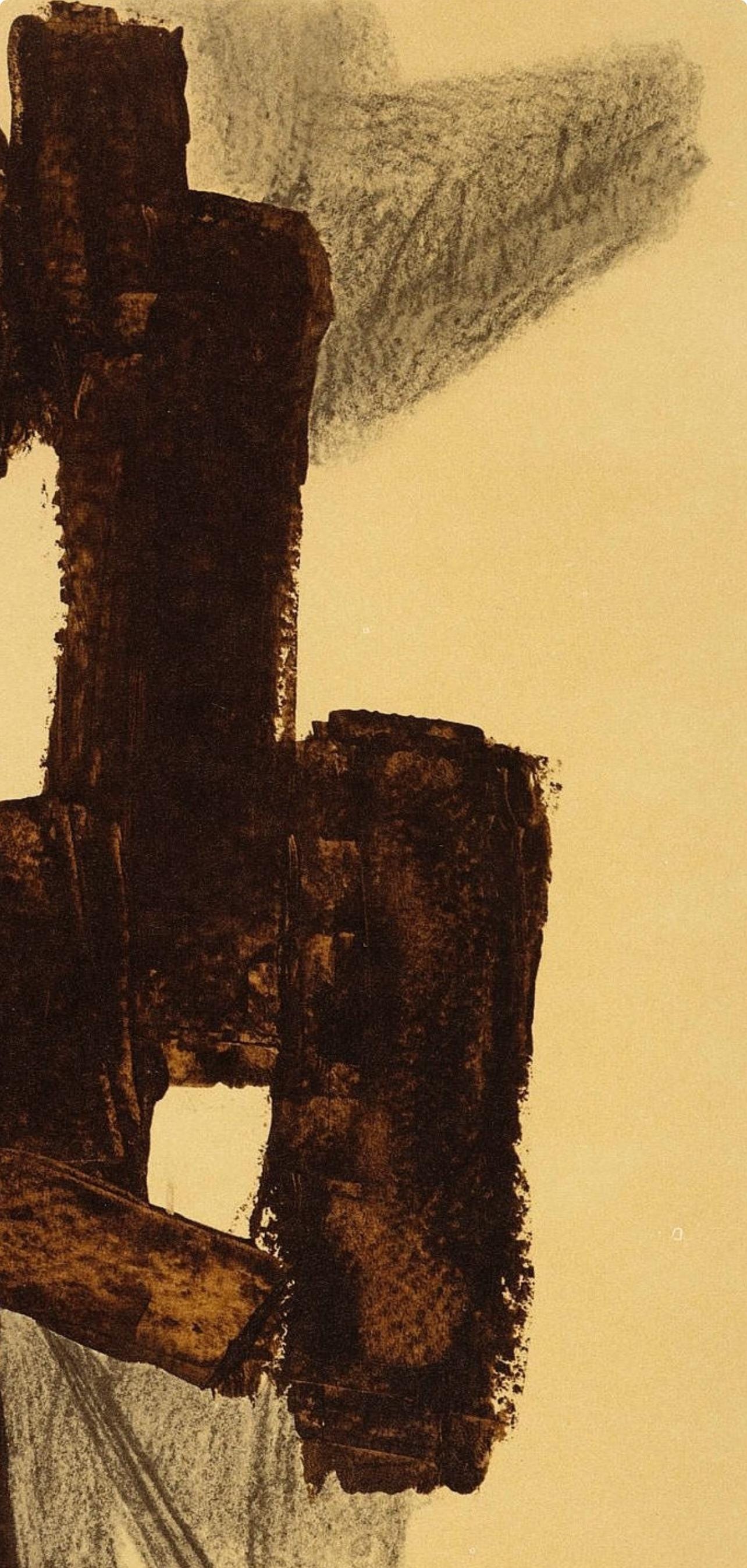 Pierre Soulages, Composition, Pierre Soulages, Peintres d'aujourd'hui, Limited Edition Lithograph