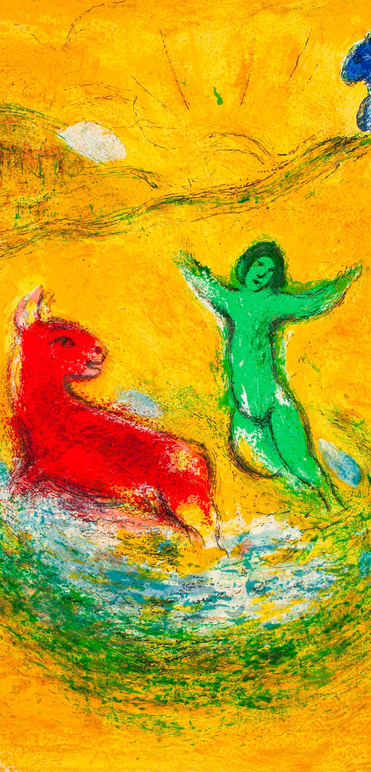 Marc Chagall, Le piège à loups, Daphnis et Chloé, Limited Edition Héliogravure