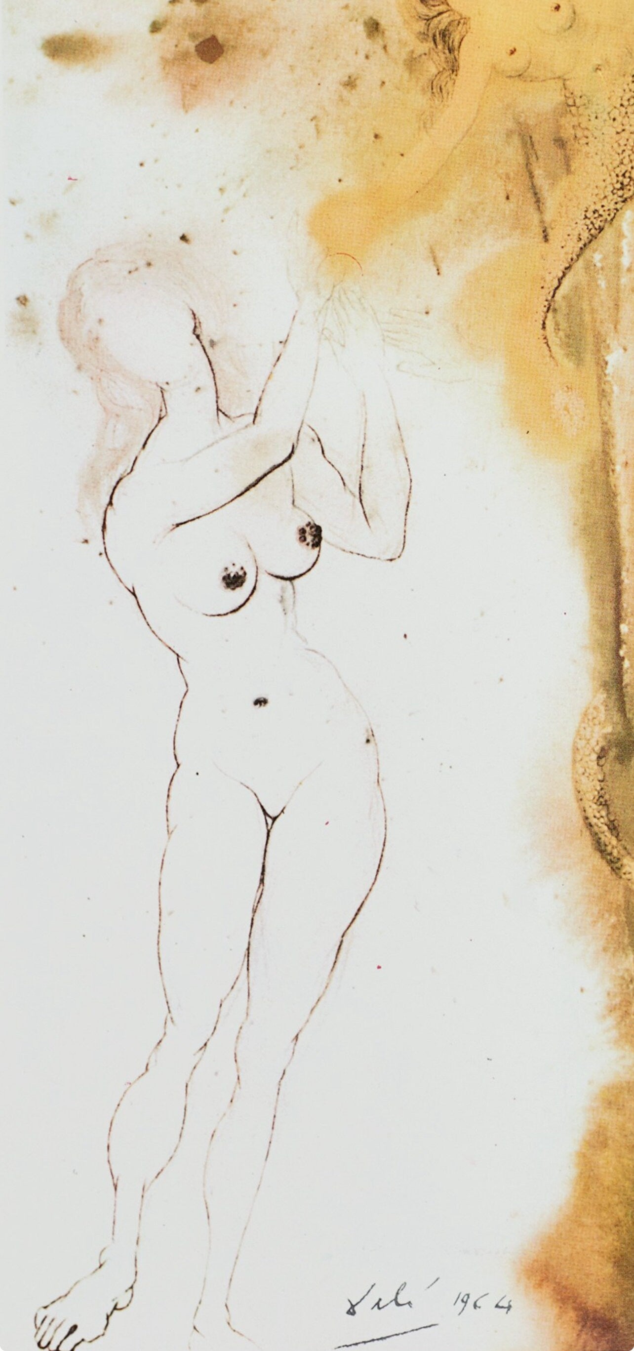 Salvador Dali, Composition (Michler/Löpsinger 1600; Field 69-3), Biblia Sacra, Limited Edition Lithograph