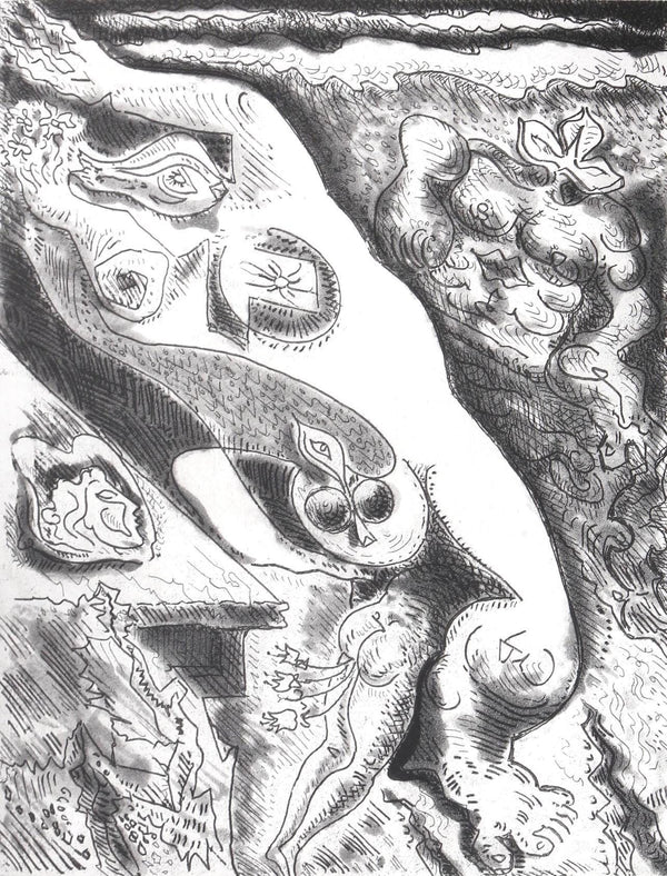 André Masson, Composition (Cramer 99), Le Septieme Chant, Limited Edition Engraving