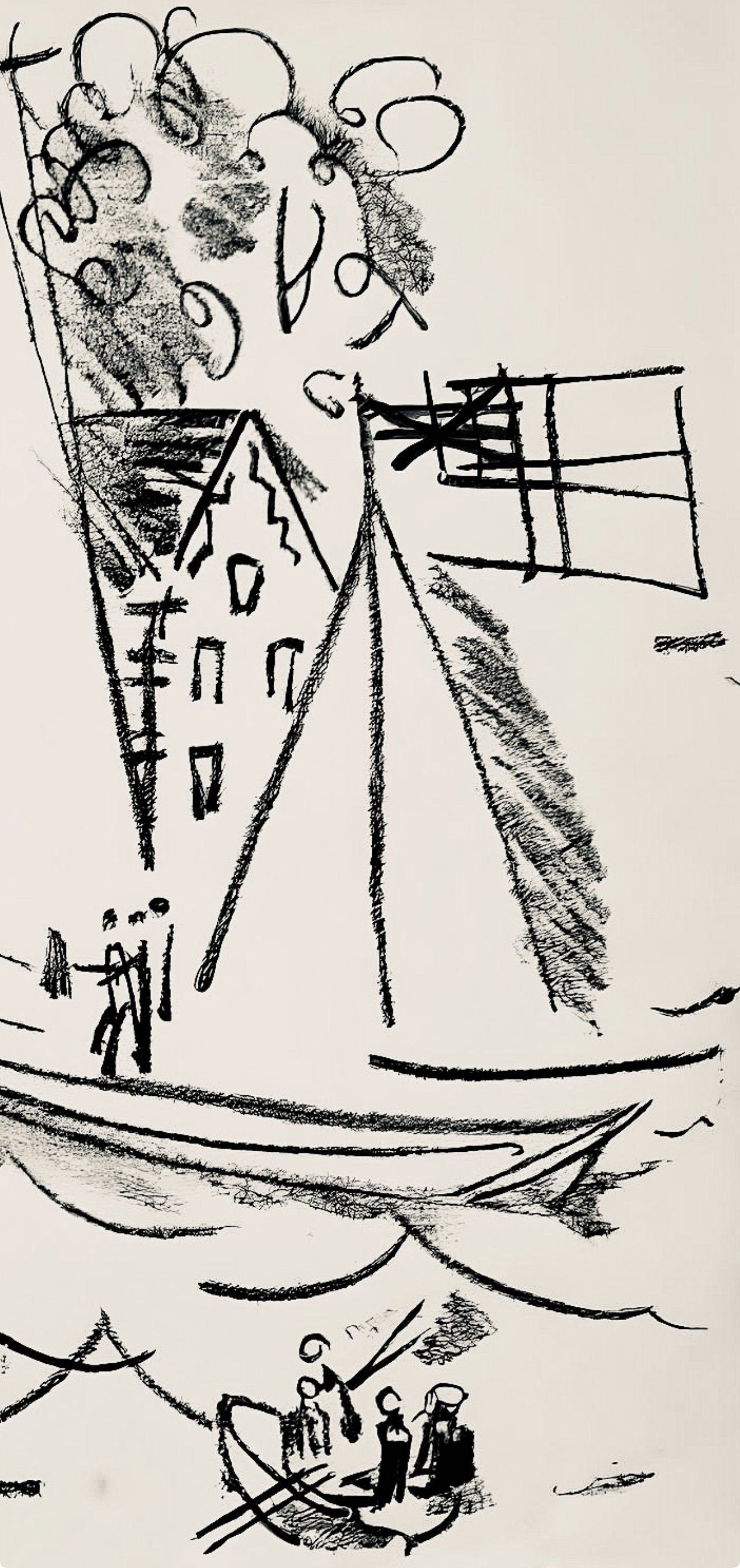 Raoul Dufy, Composition, Les Côtes Normandes, Limited Edition Lithograph