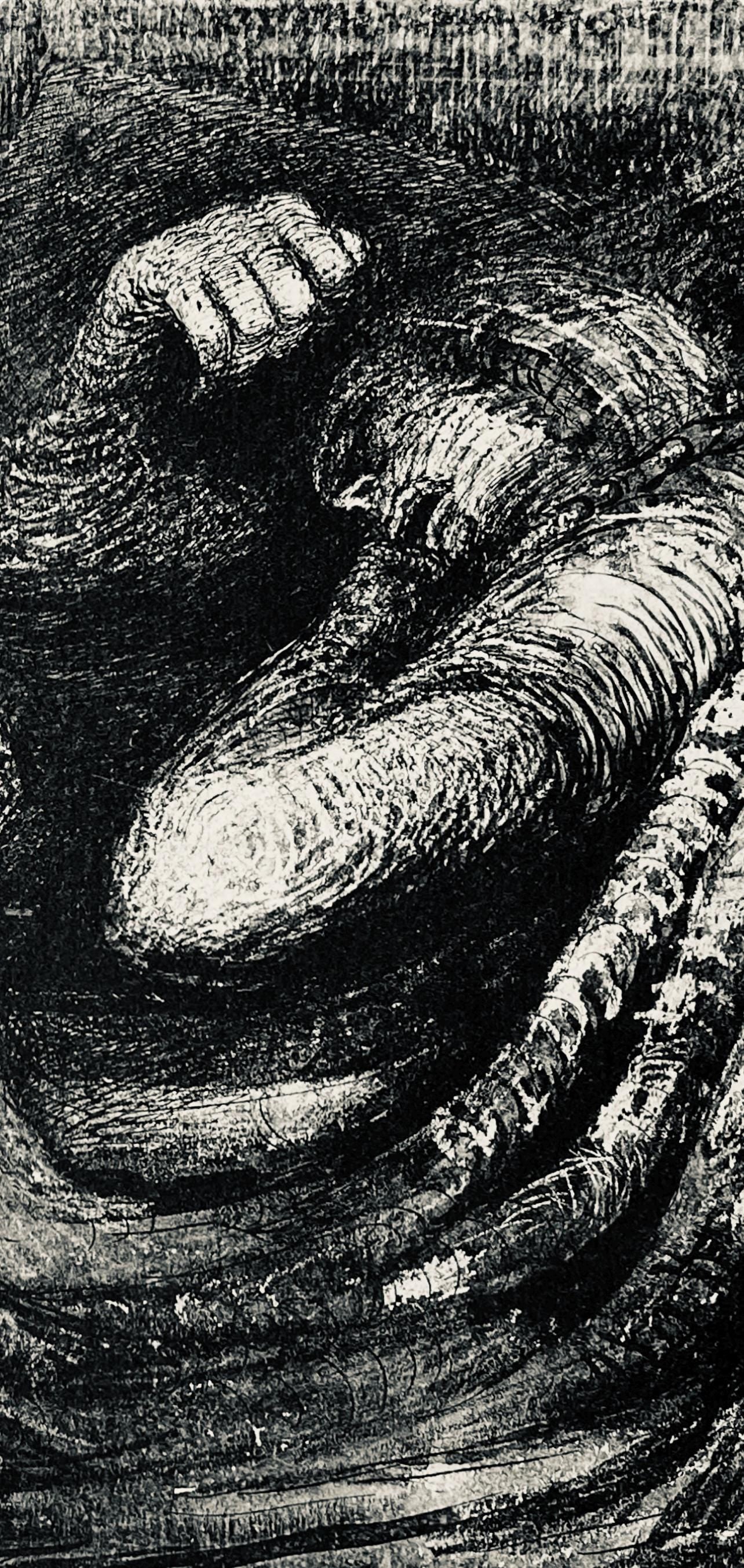 Henry Moore, Two Sleeping Shelterers, The Drawings of Henry Moore, Limited Edition Lithograph