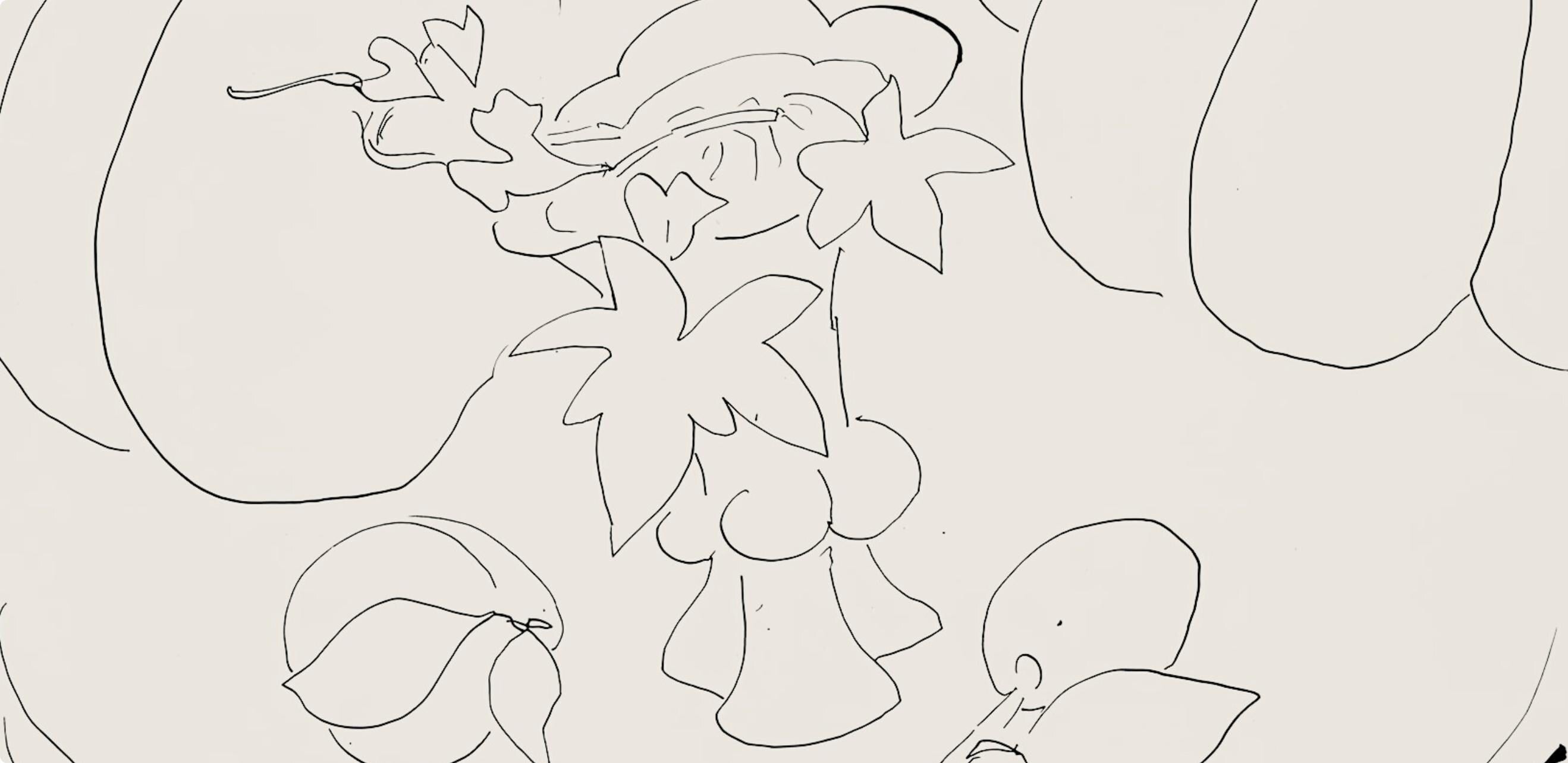 Henri Matisse, Série H, var. 8 (Duthuit 9), Henri Matisse, Dessins, Thèmes et variations, Limited Edition Lithograph