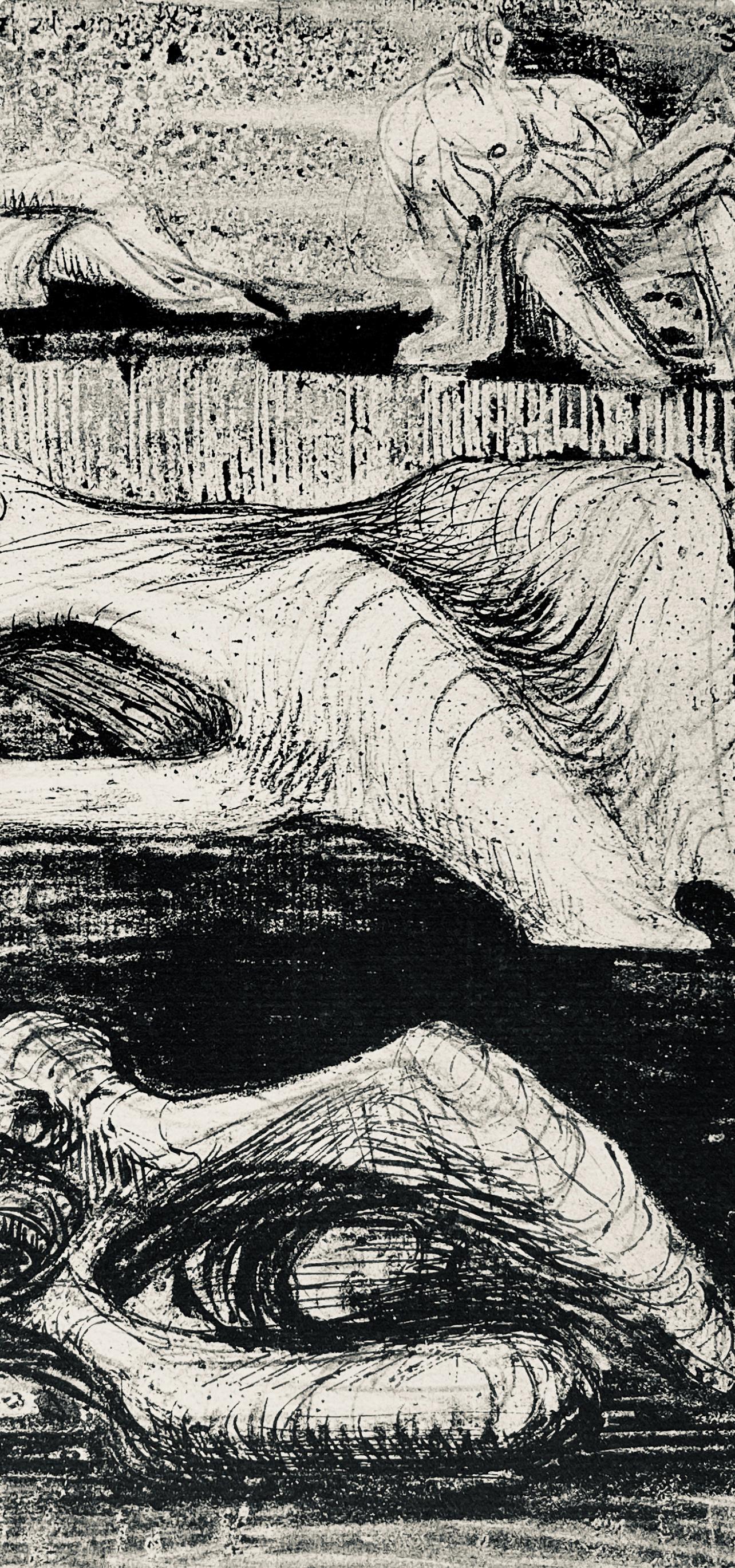 Henry Moore, Page from a Notebook, The Drawings of Henry Moore, Limited Edition Lithograph