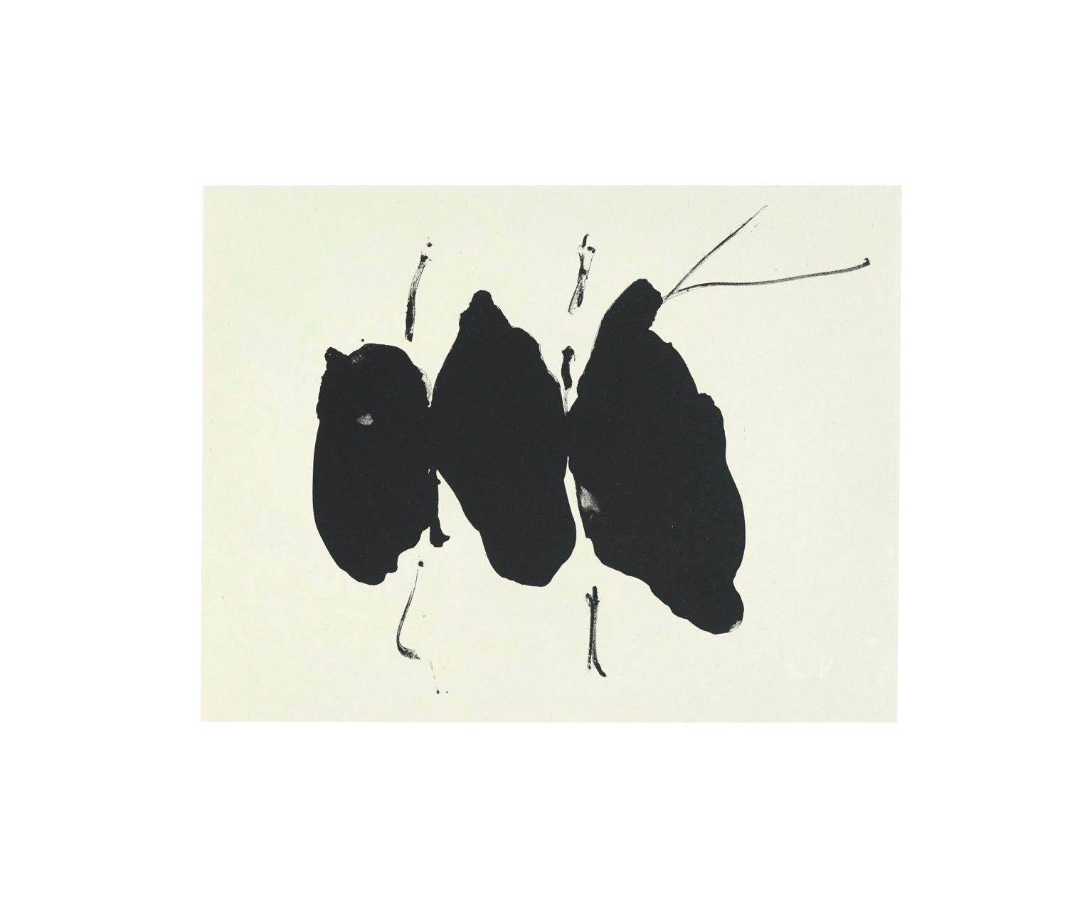 Robert Motherwell, Mexican Elegy (Belknap 354-380; Engberg/Banach 415-441), Three Poems, Limited Edition Lithograph
