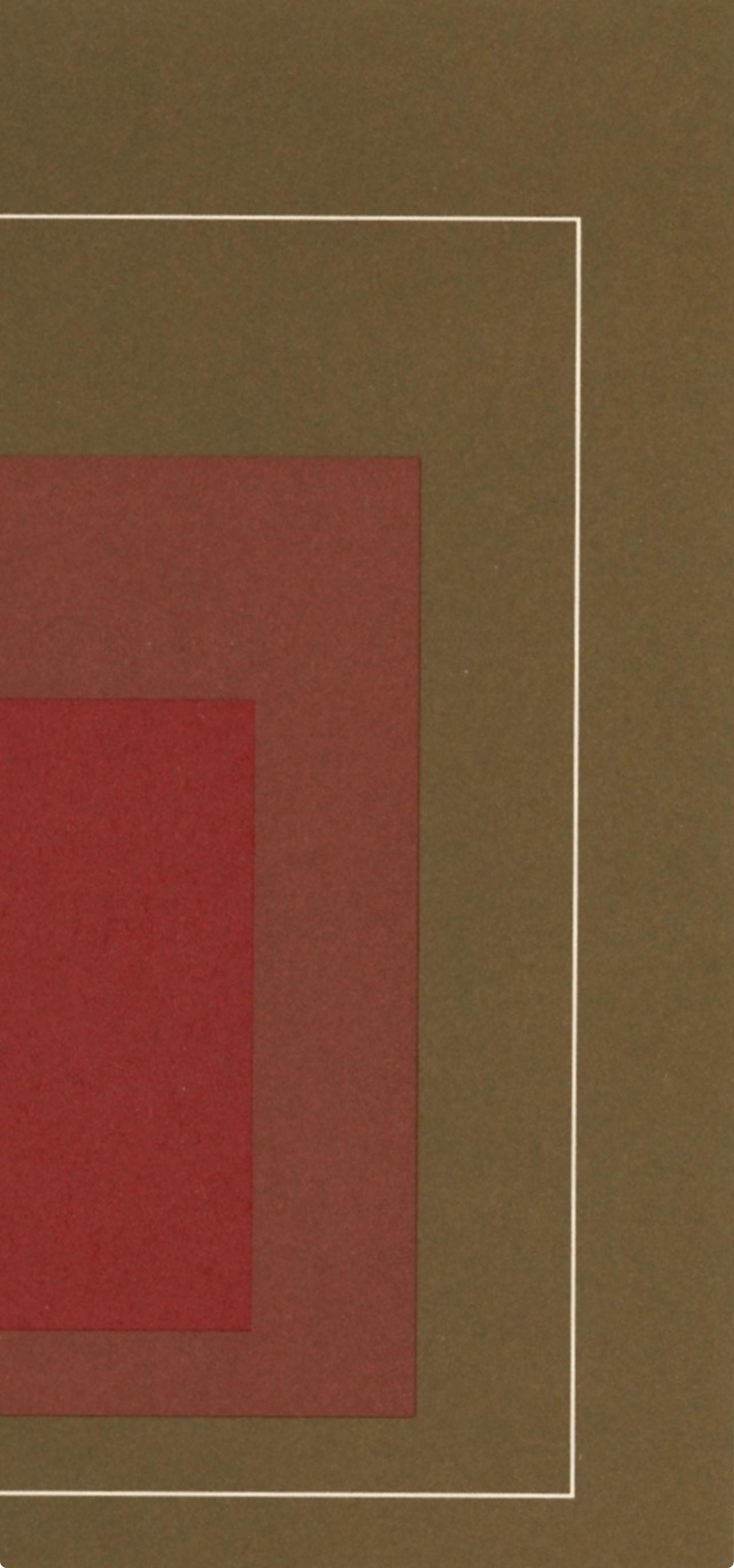 Josef Albers, Homage to the Square, Josef Albers: White Line Squares, Limited Edition Lithograph