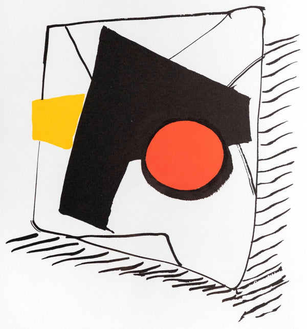 Alexander Calder, Composition, Derrière le miroir, Limited Edition Lithograph