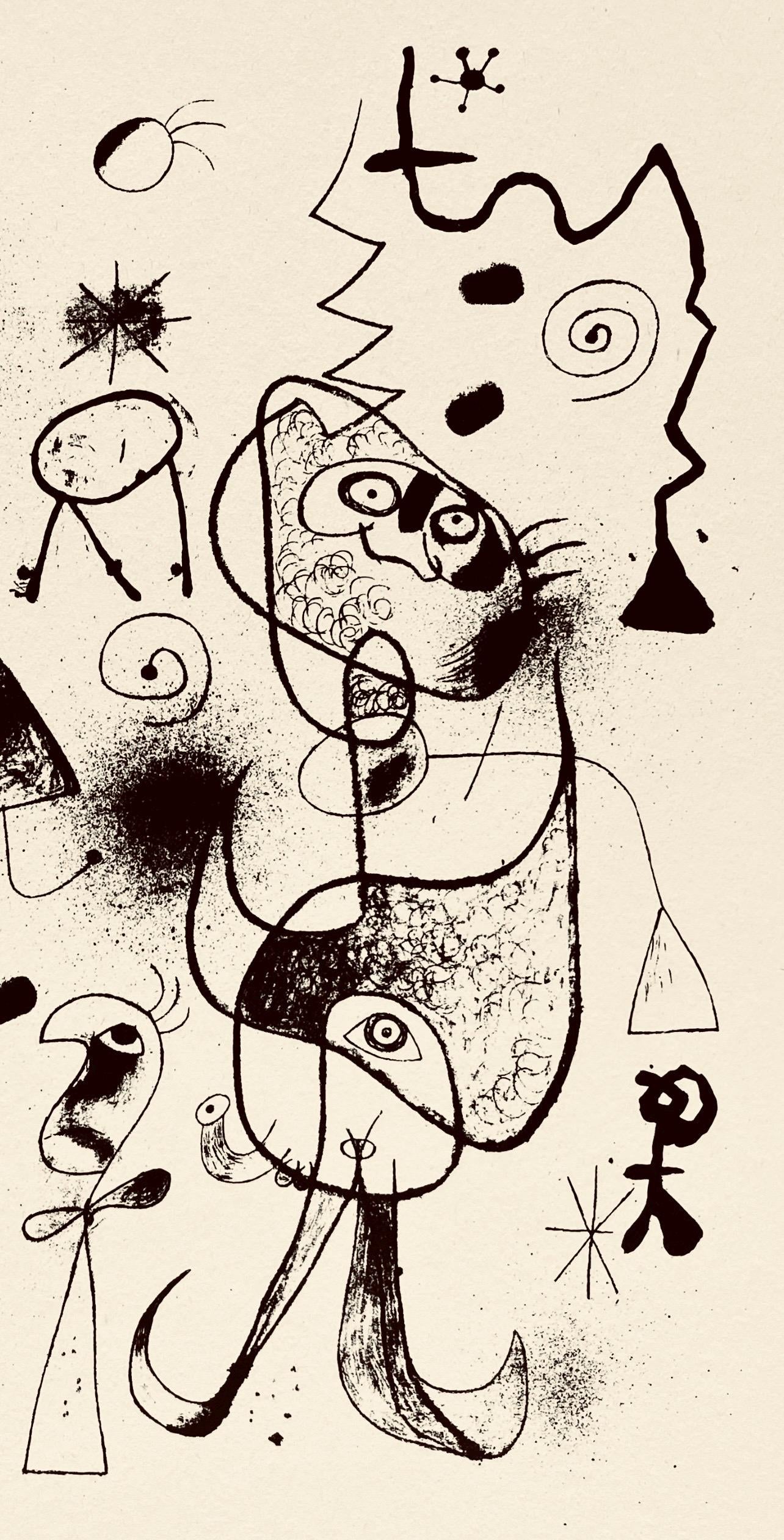 Joan Miró, Composition, The Prints of Joan Miro, Limited Edition Etching