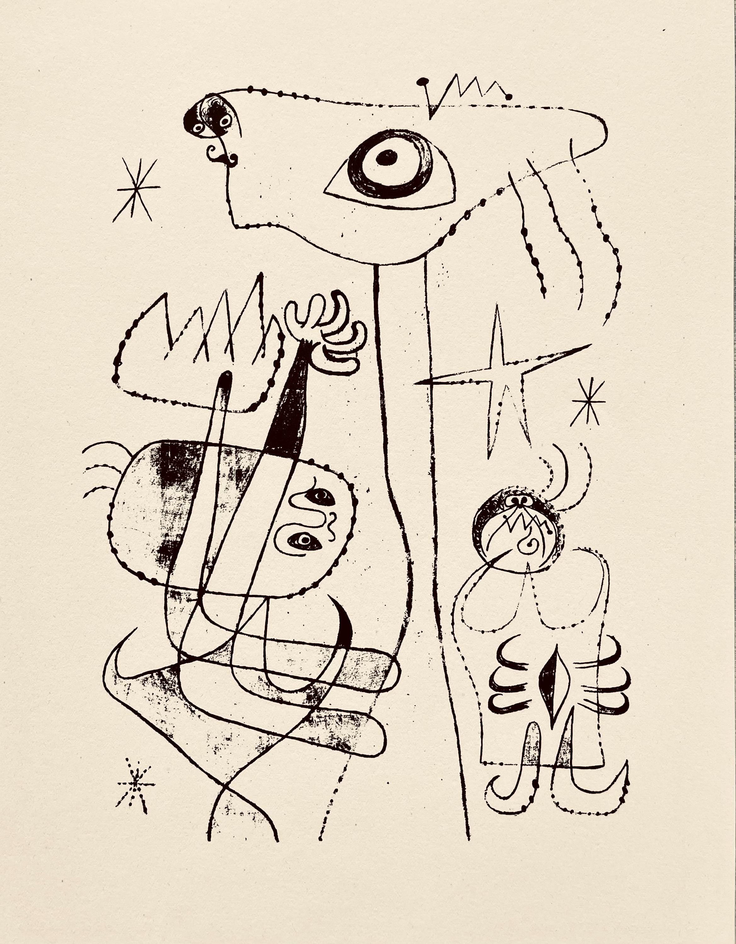 Joan Miró, Composition, The Prints of Joan Miro, Limited Edition Etching