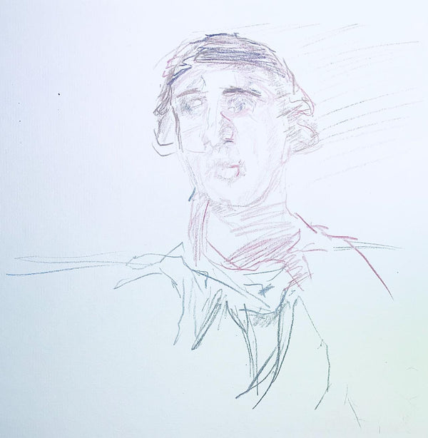 Oskar Kokoschka, Composition, Skizzenbuch der Italienischen Reise 1963, Limited Edition Lithograph