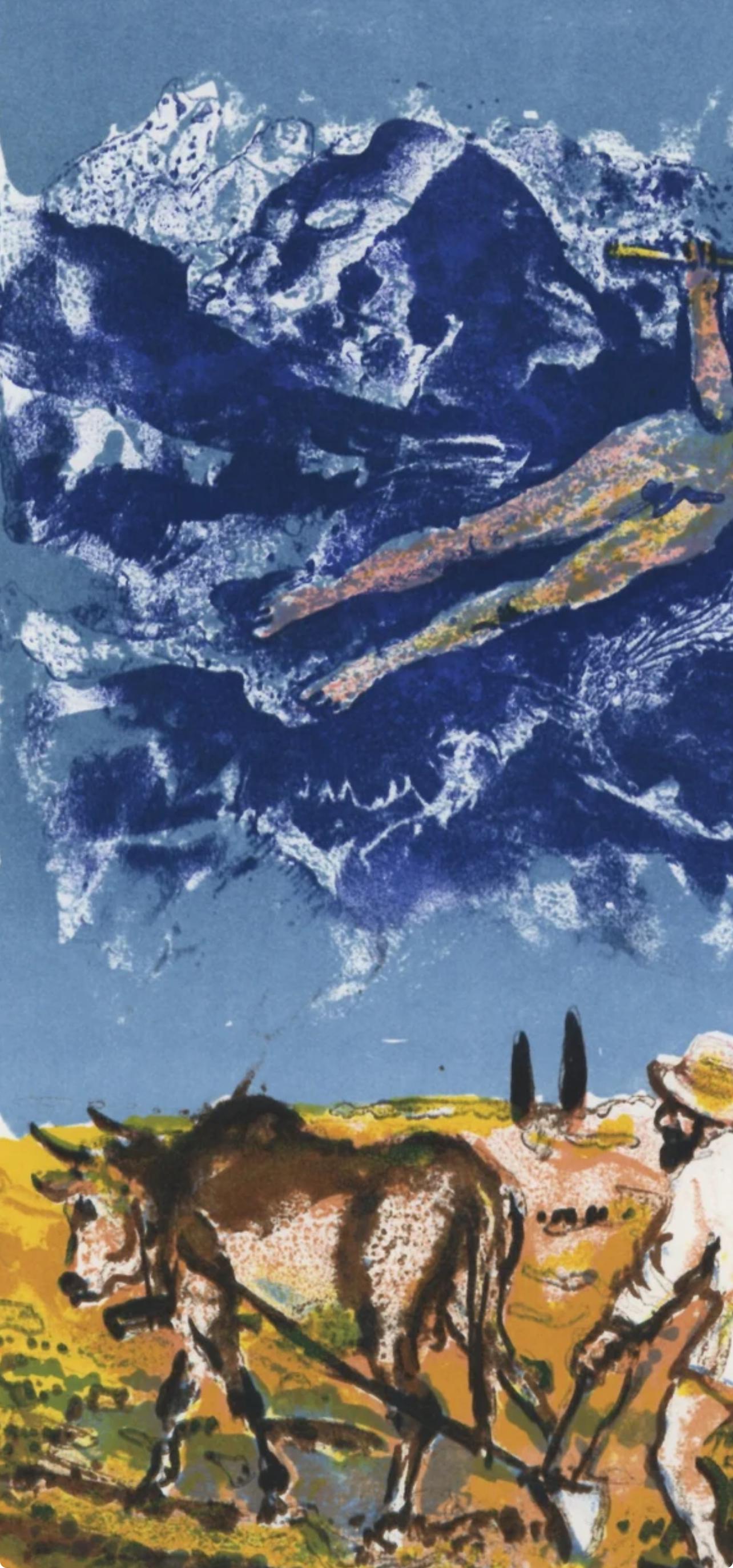 Walter Spitzer, Composition, L'Odyssée, Limited Edition Lithograph