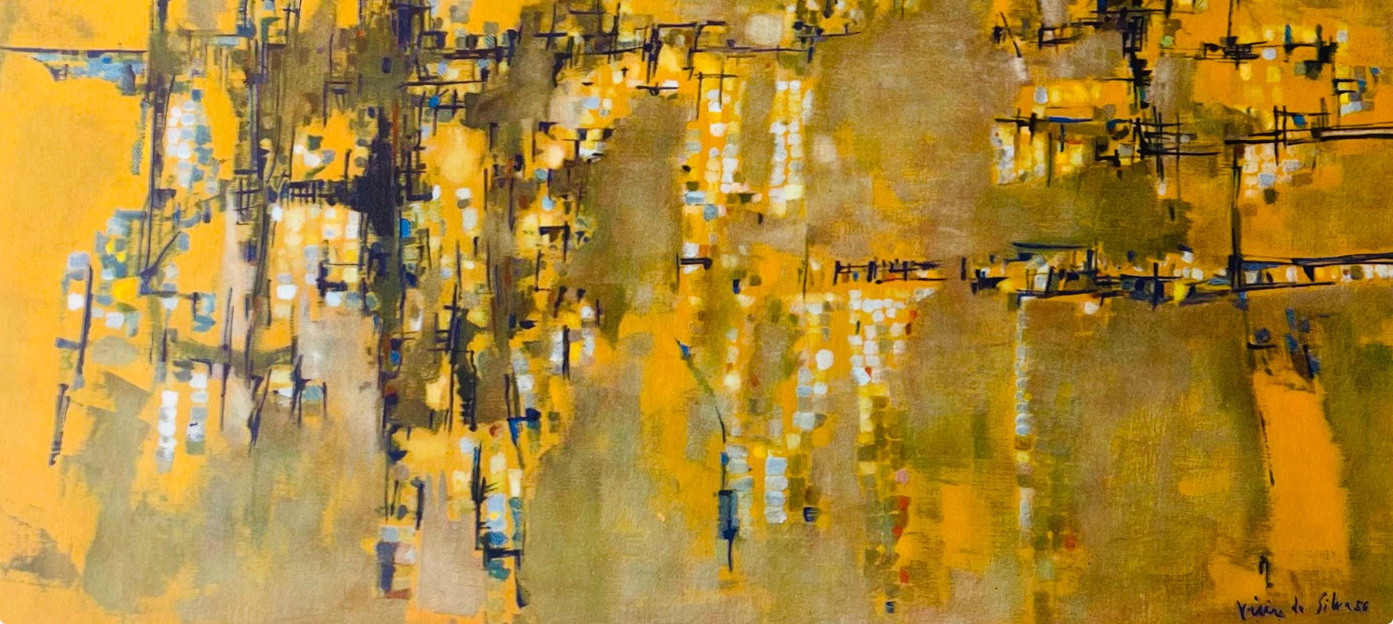 Vieira da Silva, Composition, Vieira da Silva, Peintres d'aujourd'hui, Limited Edition Lithograph