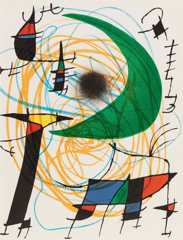 Joan Miró, Composition, (Cramer 160; Mourlot 861), Joan Miró Lithographs, Limited Edition Lithograph