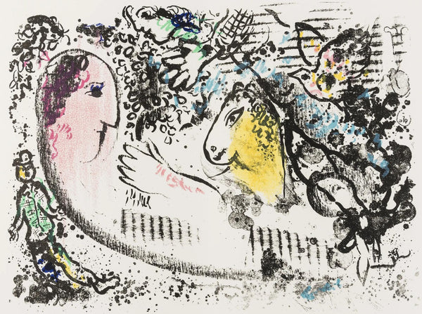 Marc Chagall, Composition (Mourlot 605), Derrière le miroir, Limited Edition Lithograph