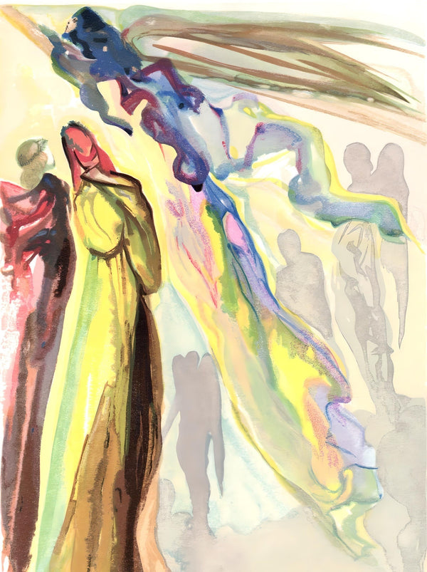 Salvador Dali, The Two Circles of Spirits (Michler/Löpsinger 1039-1138; Field 189-200), La Divine Comédie, Limited Edition Woodcut