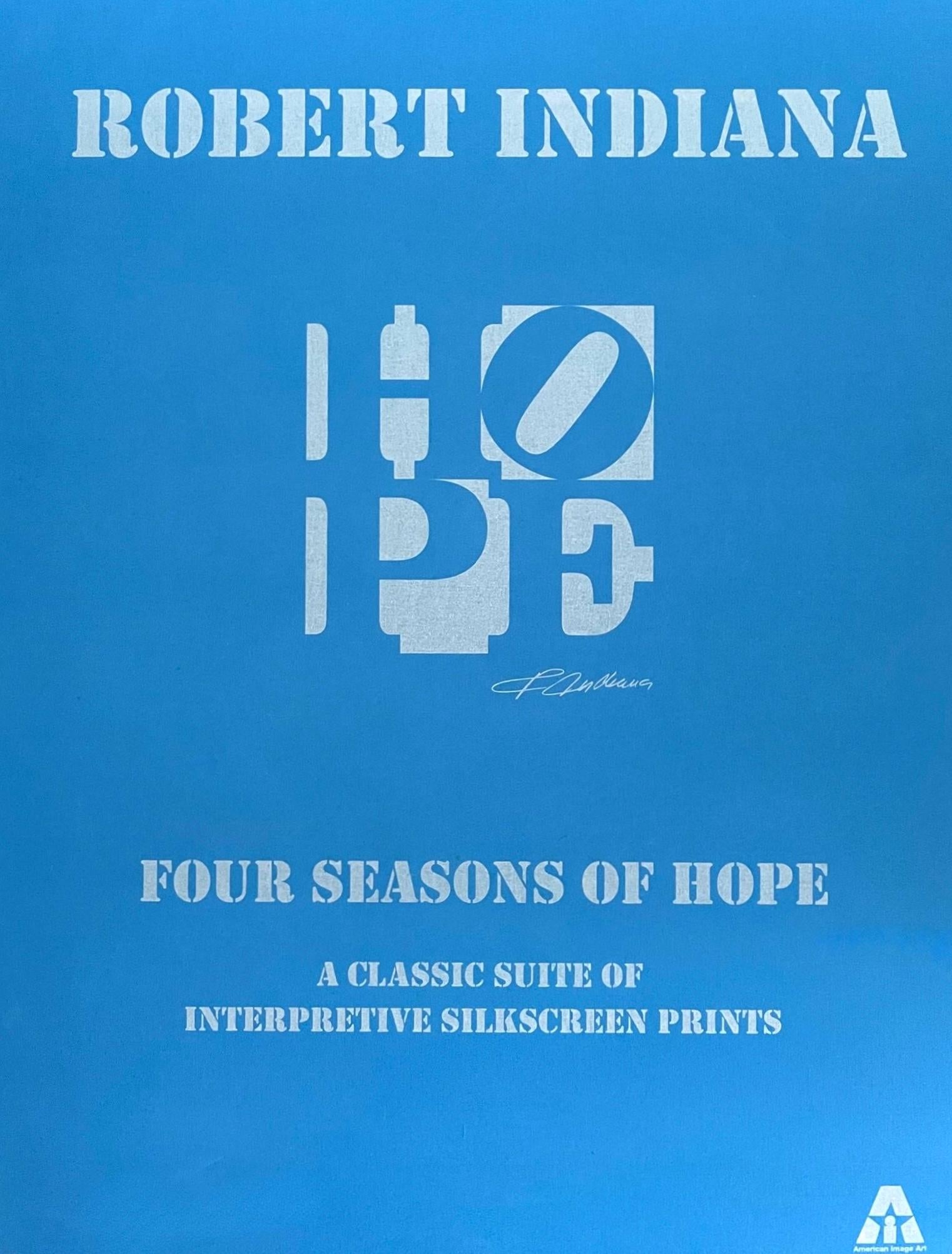 Robert Indiana, Summer, HOPE, Four Seasons of HOPE, Limited Edition Silkscreen