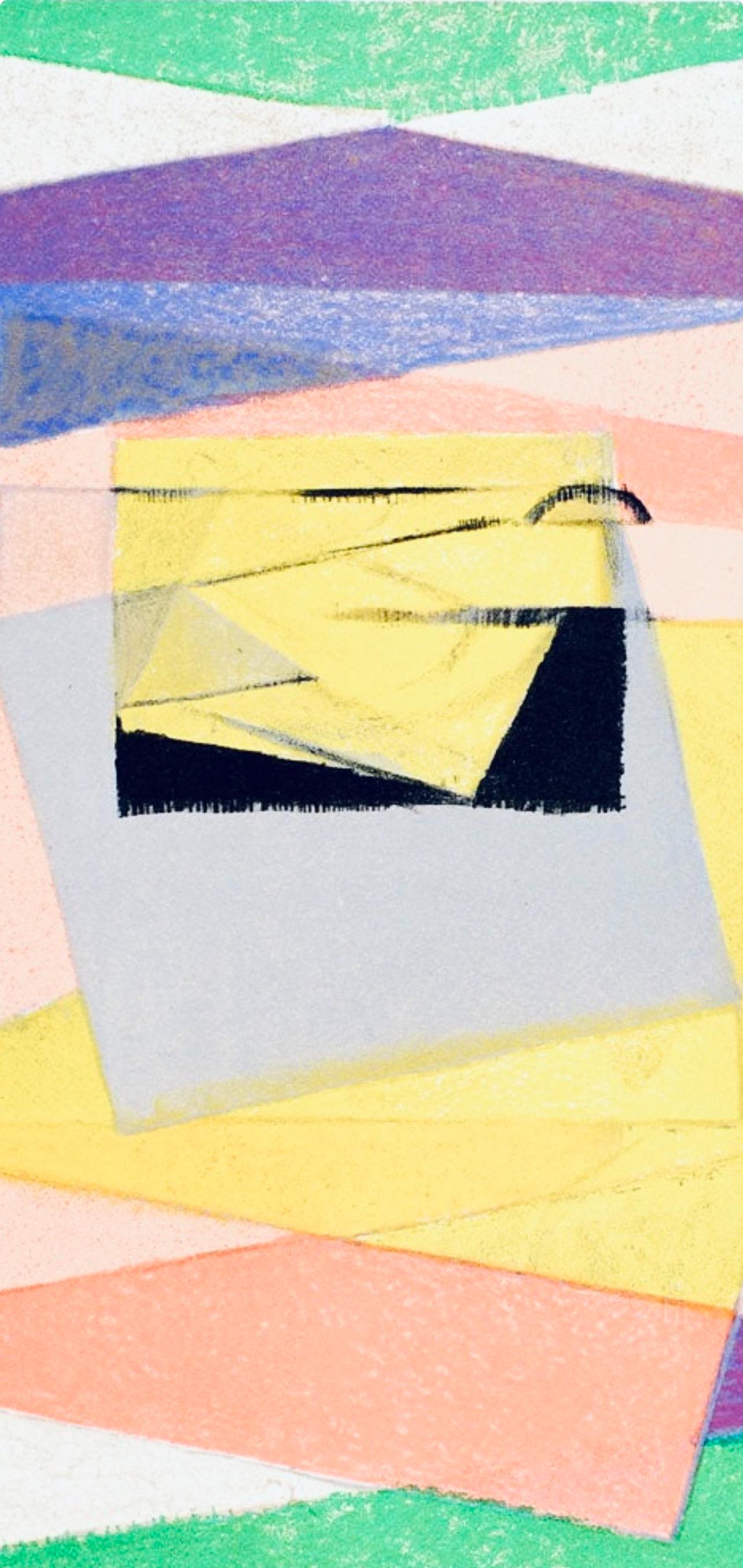 Jacques Villon, Composition (Ginestet/Pouillon 65-72), Jacques Villon, Huit lithographies, Limited Edition Lithograph