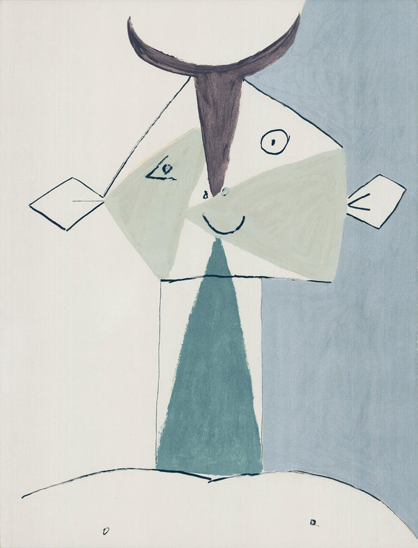 Pablo Picasso, Composition, Faunes et Flore d'Antibes, Limited Edition Lithograph