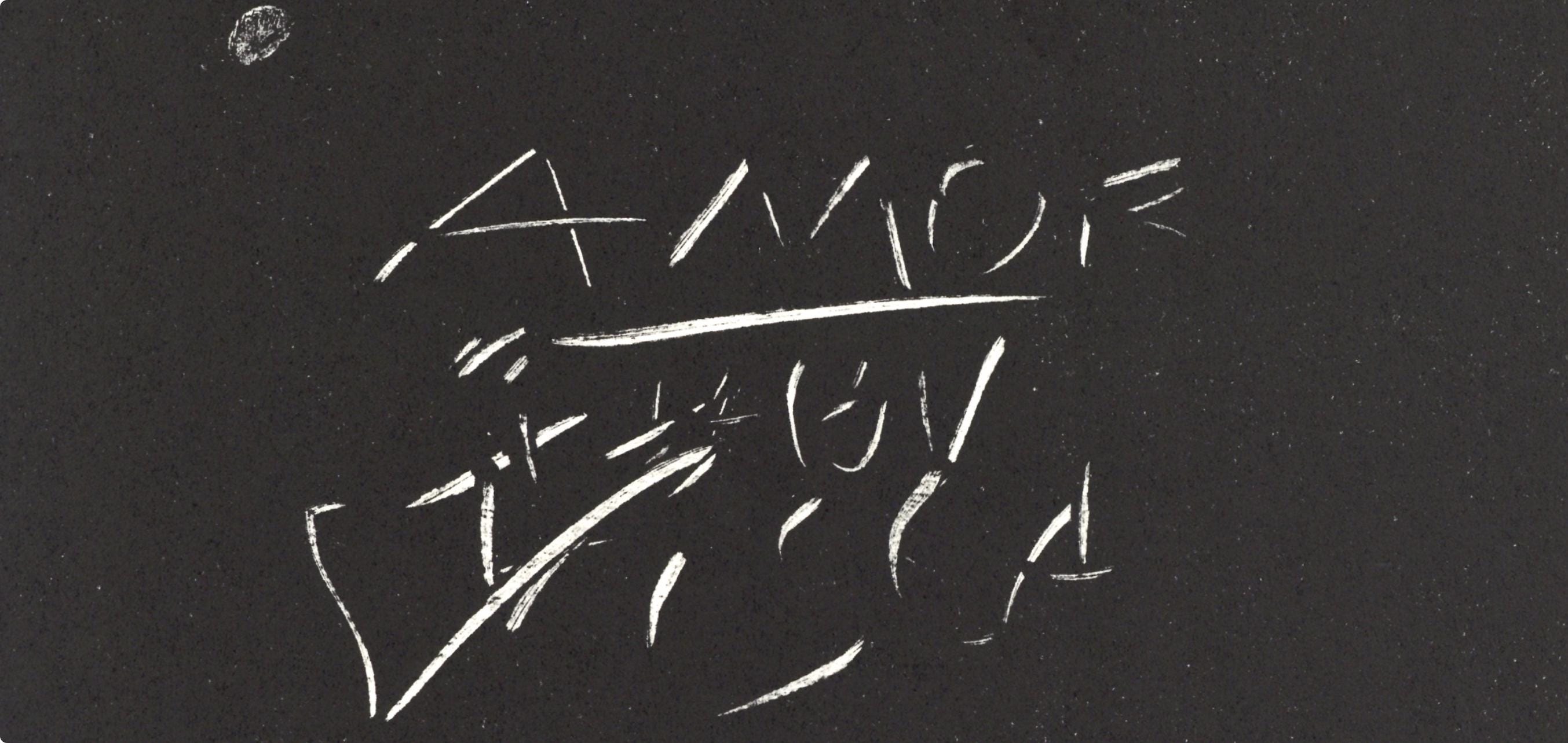 Antoni Tàpies, Composition, Derrière le miroir, Limited Edition Lithograph