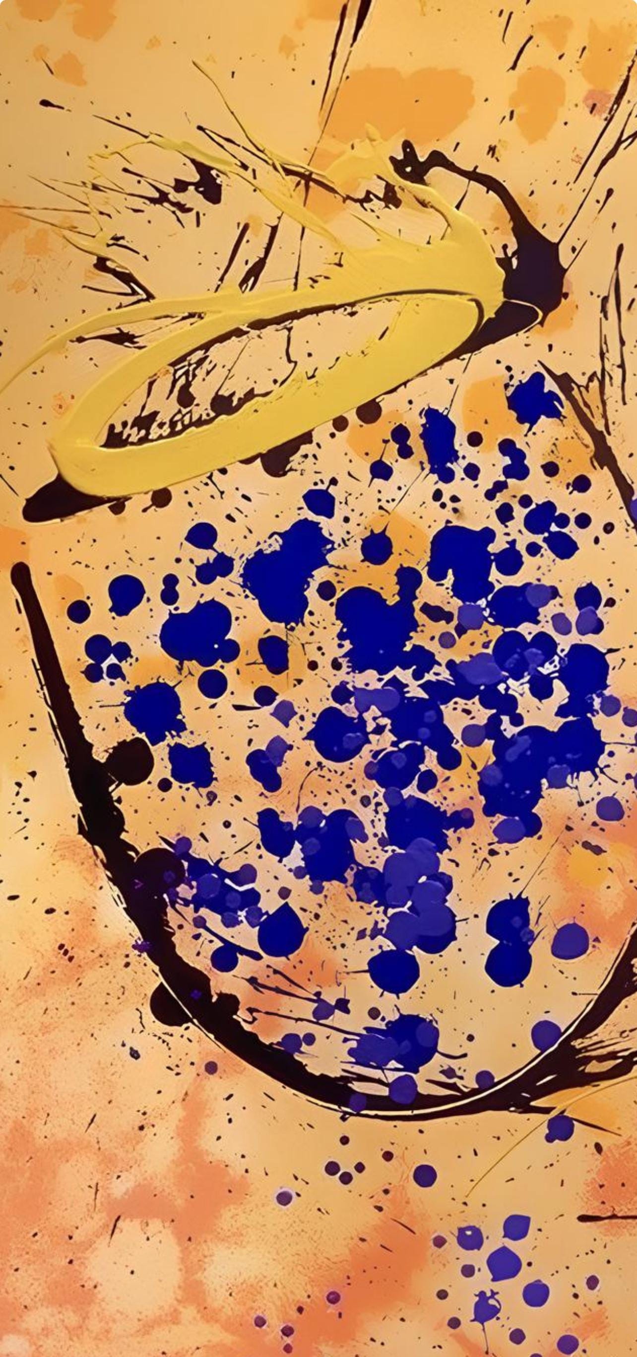 Dale Chihuly, Composition, Basket Series, Limited Edition Mixed Media Silkscreen