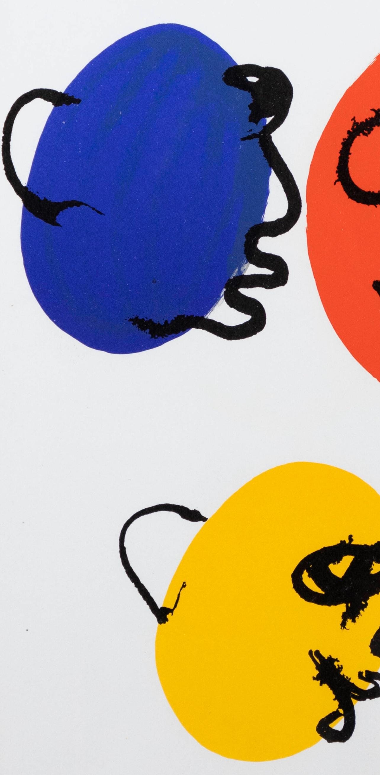 Alexander Calder, Composition, Derrière le miroir, Limited Edition Lithograph