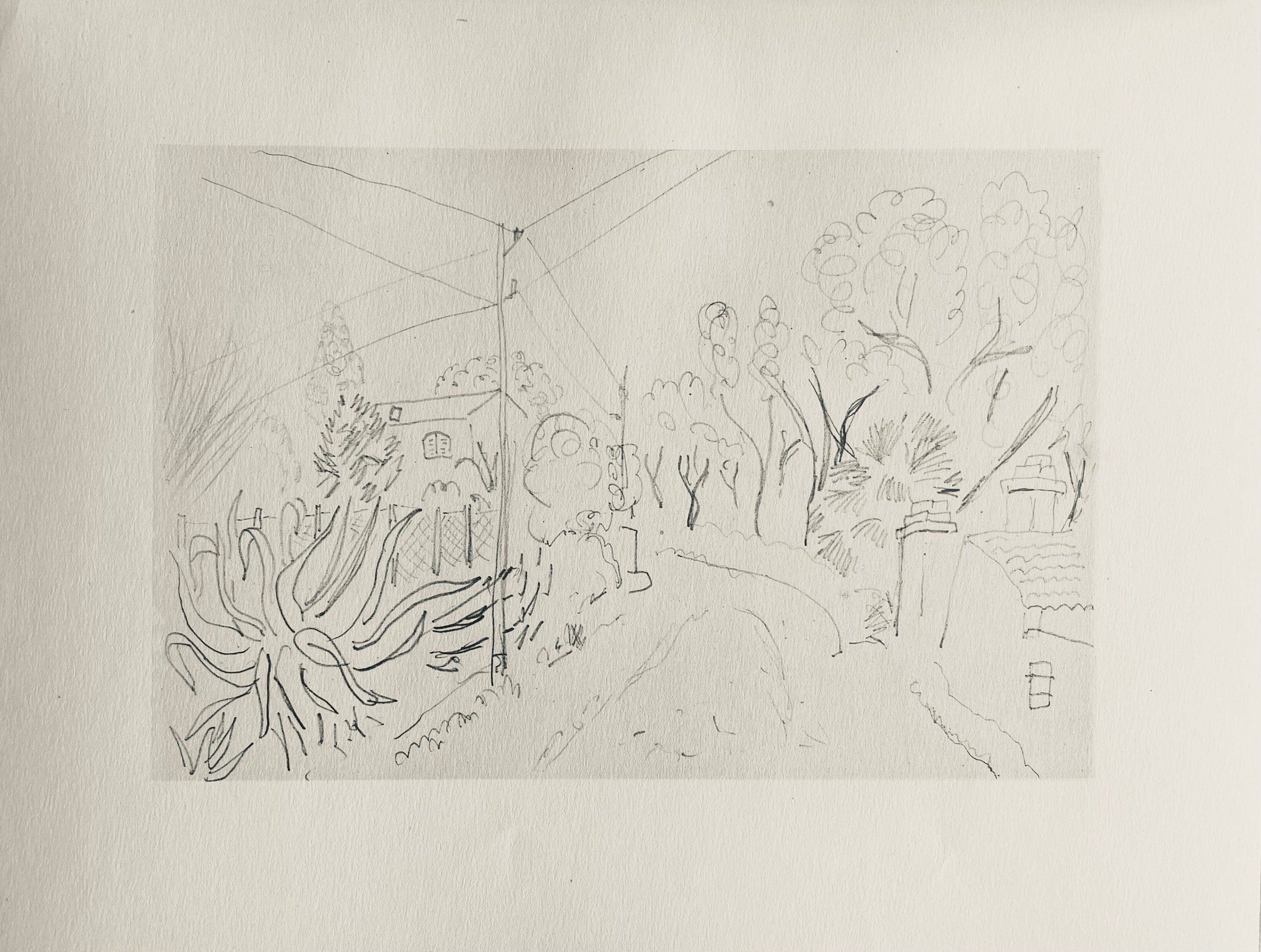 Henri Matisse, Composition (Dutel 3), Dessins de Henri-Matisse, Limited Edition Lithograph