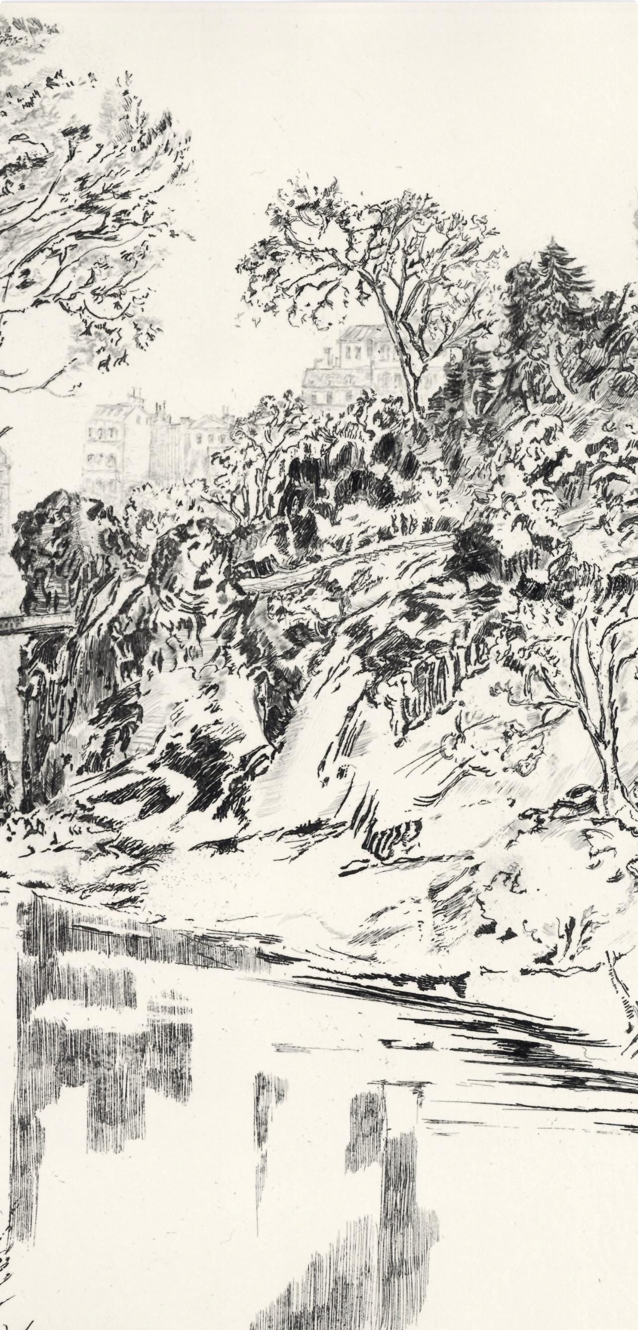 Laure Stella Bruni, Ménilmontant, A La gloire à Paris, Limited Edition Etching