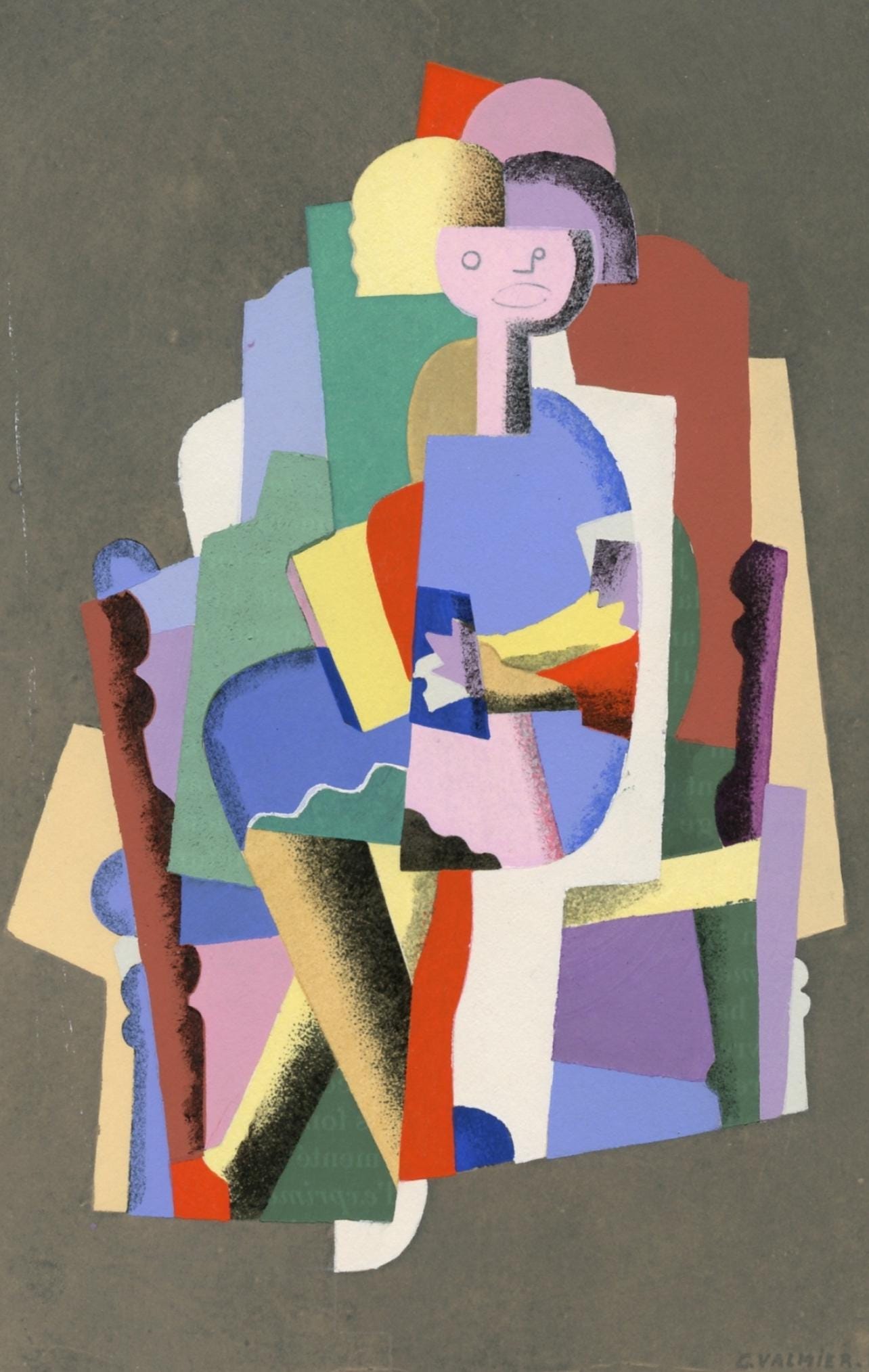 Georges Valmier, Composition, L'Art Cubiste, Theories et Realistions, Limited Edition Lithograph