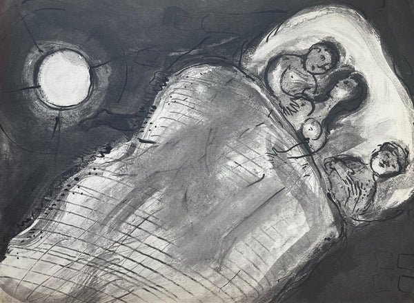 Marc Chagall, Composition, Contes de Boccace, Verve: Revue Artistique et Littéraire, Limited Edition Lithograph