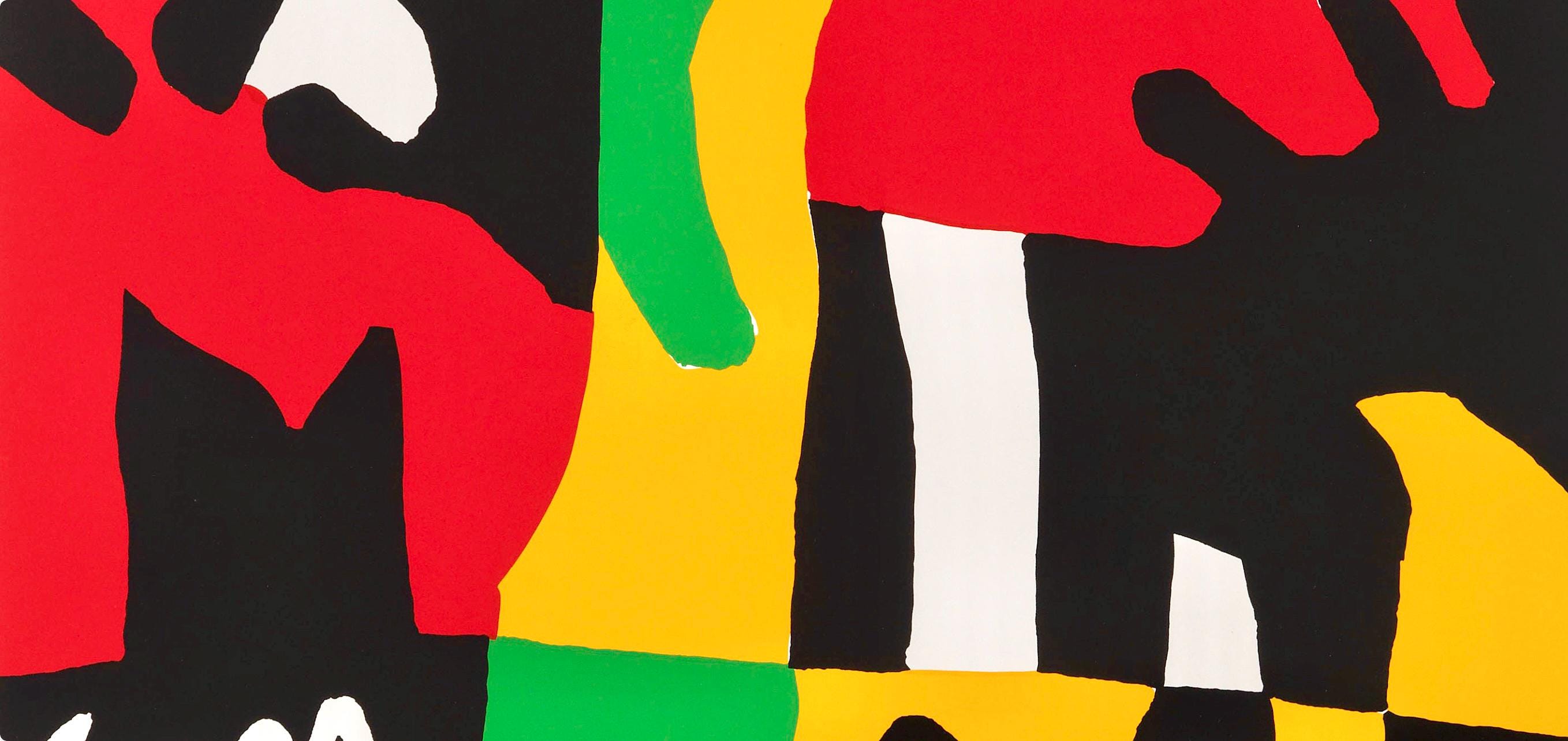Stuart Davis, Composition (Cole/Myers 79), X + X, Ten Works by Ten Painters, Limited Edition Silkscreen