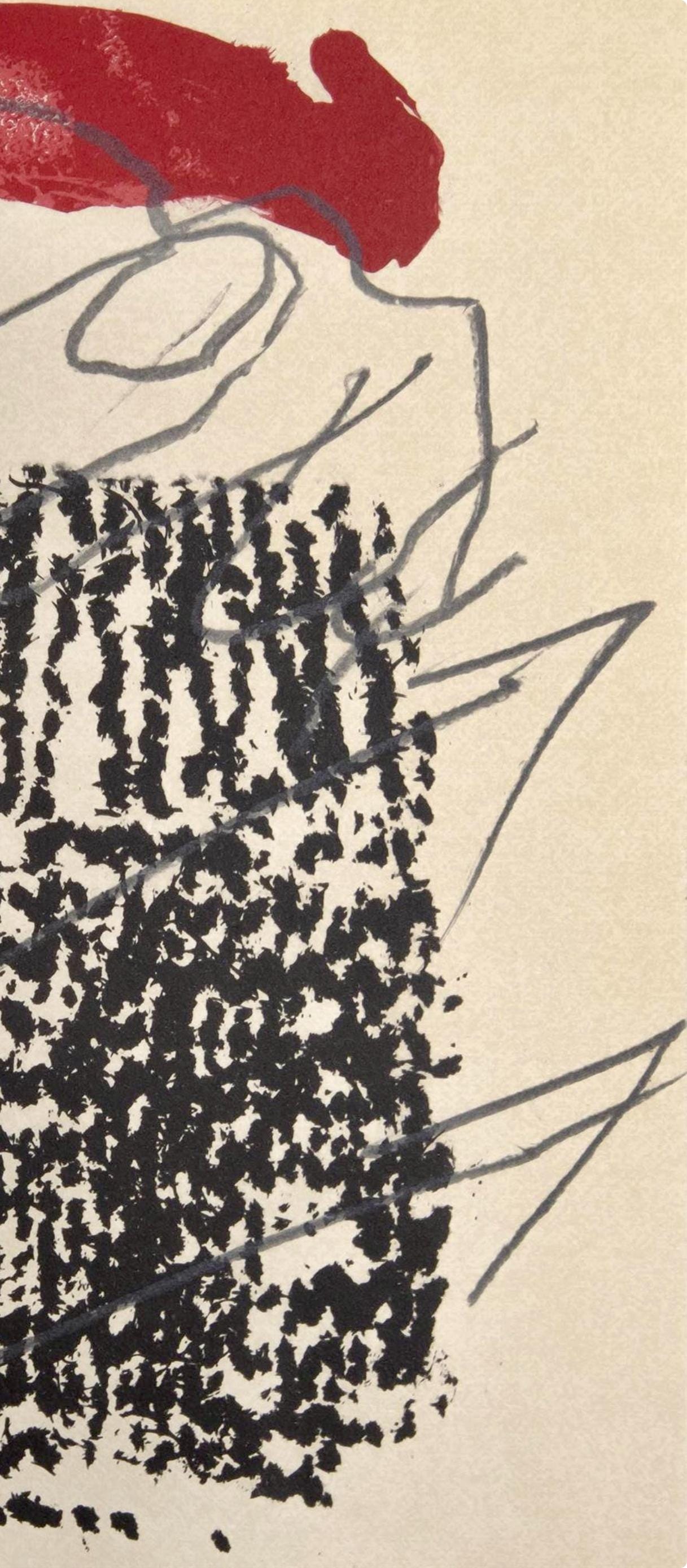 Antoni Tàpies, Composition, Ediciones Polígrafa, Redfern Gallery, Limited Edition Lithograph