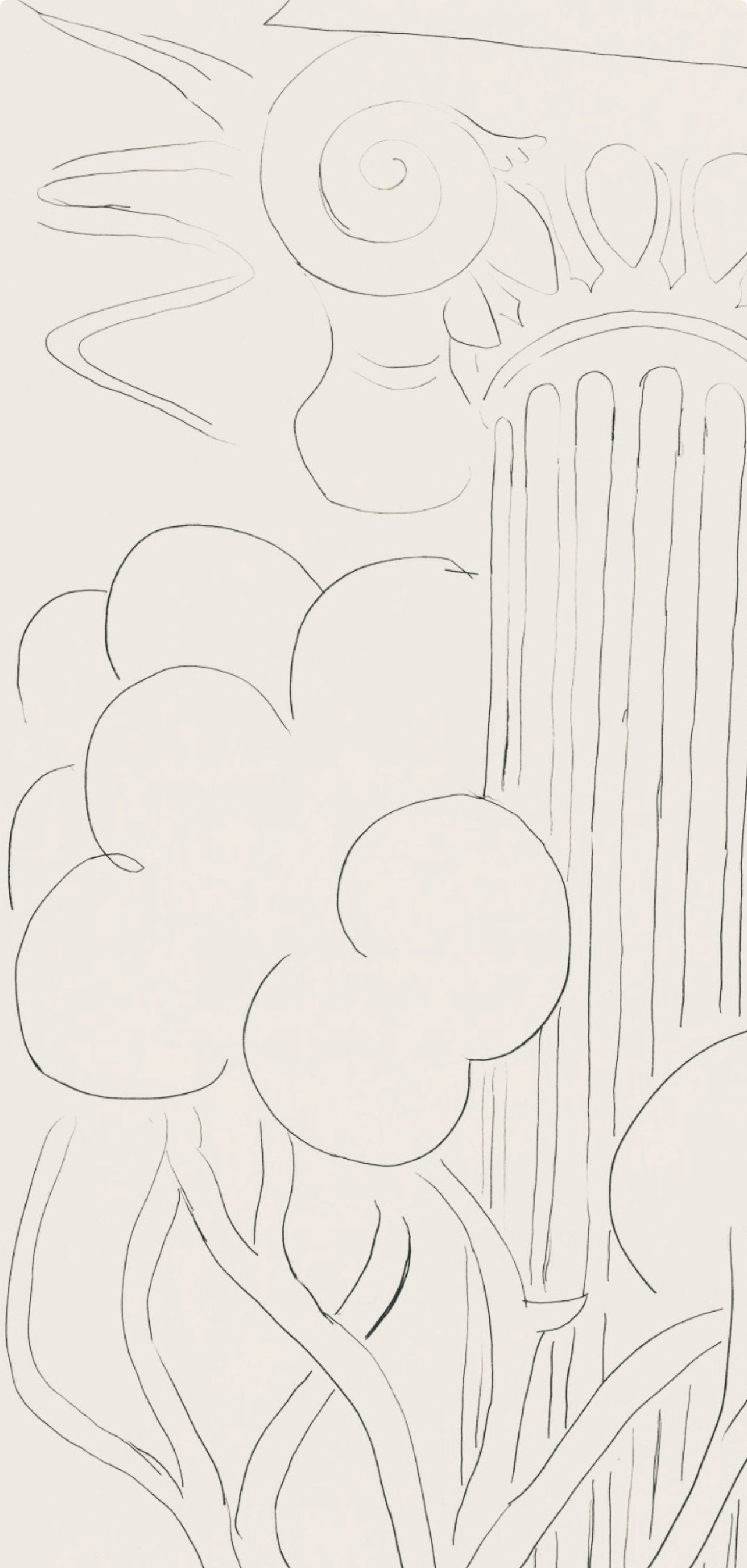 Henri Matisse, Mes bouquins refermés sur le nom de Paphos, Poésies, Limited Edition Lithograph