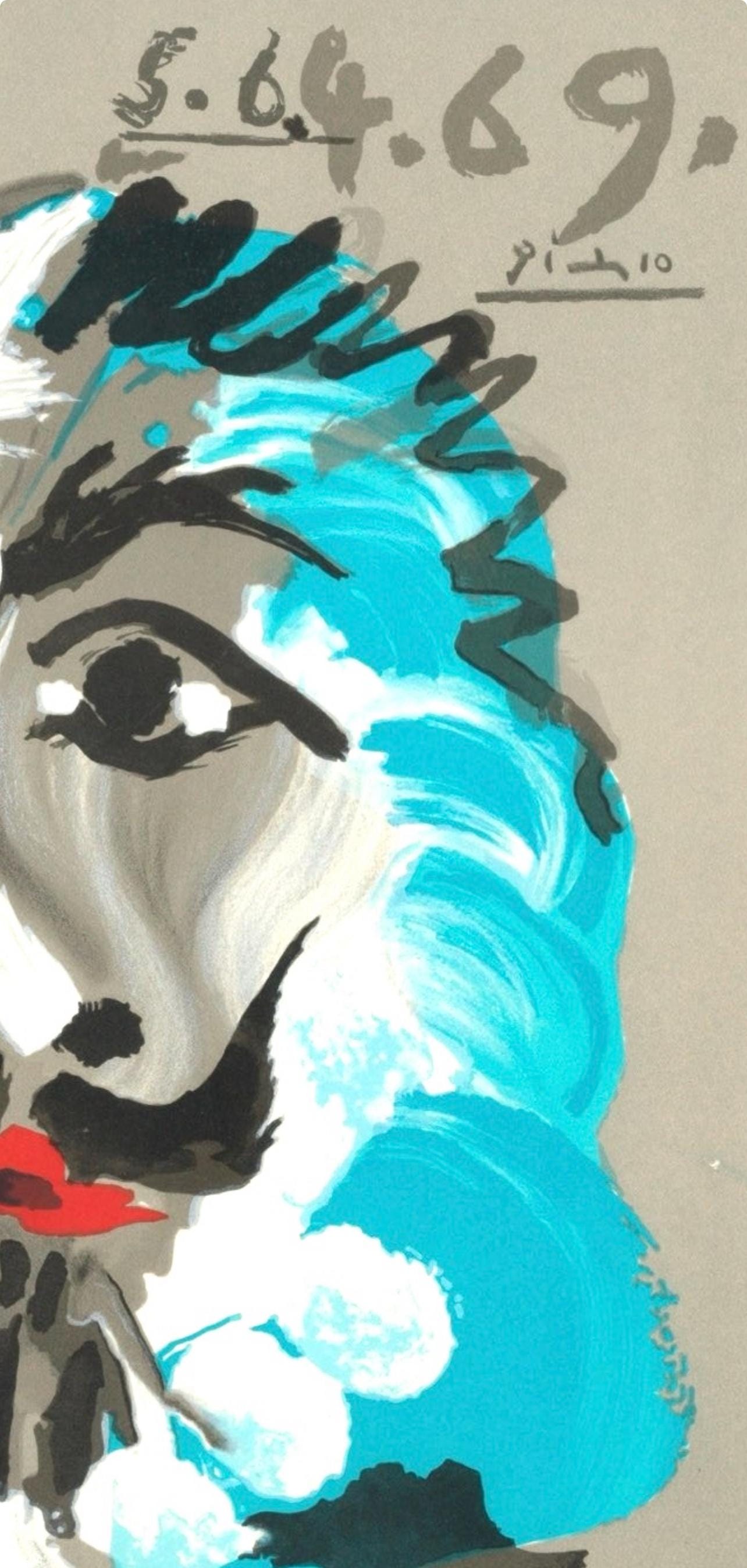Pablo Picasso, Composition (Orozco 207-261), Vingt-Neuf Portraits Imaginaires, Limited Edition Lithograph