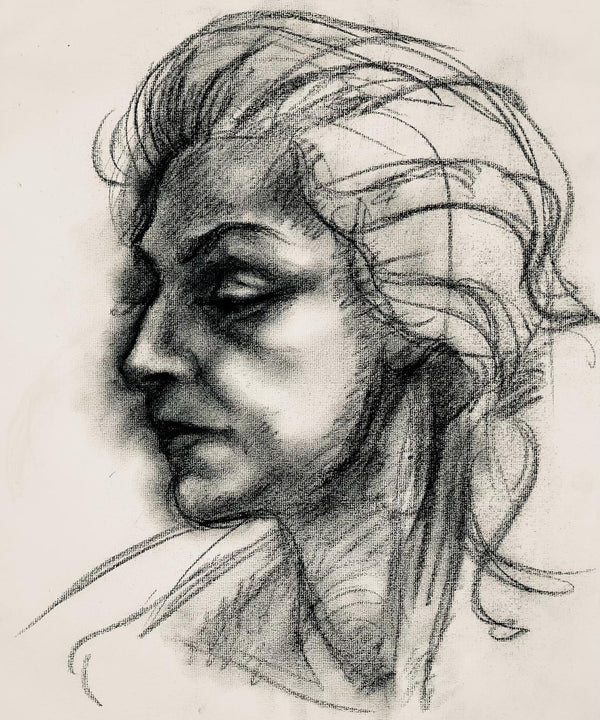 Ian Hornak, Renaissance Female Figure Study, 1963, Original Drawing