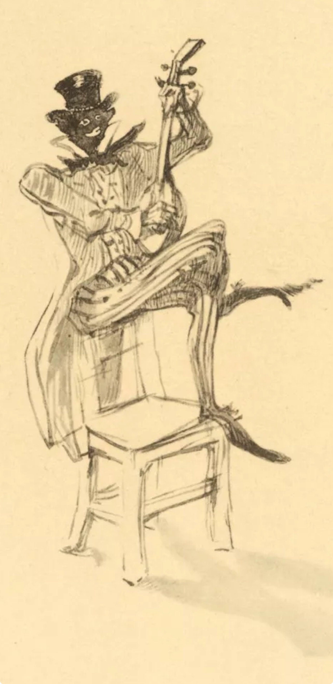 Henri de Toulouse-Lautrec, Nègre jouant du banjo, The Circus by Toulouse-Lautrec, Limited Edition Lithograph