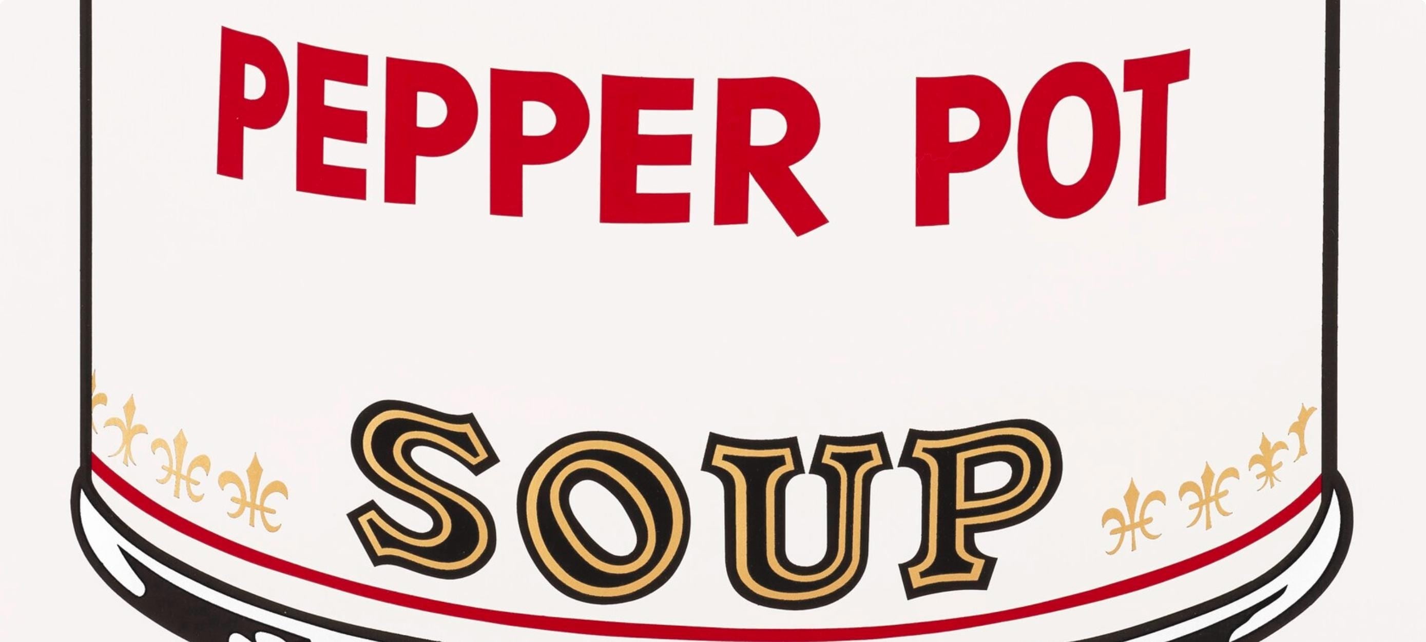 Andy Warhol, Campbell’s Soup, Pepper Pot, Official Edition, Sunday B. Morning, Silkscreen