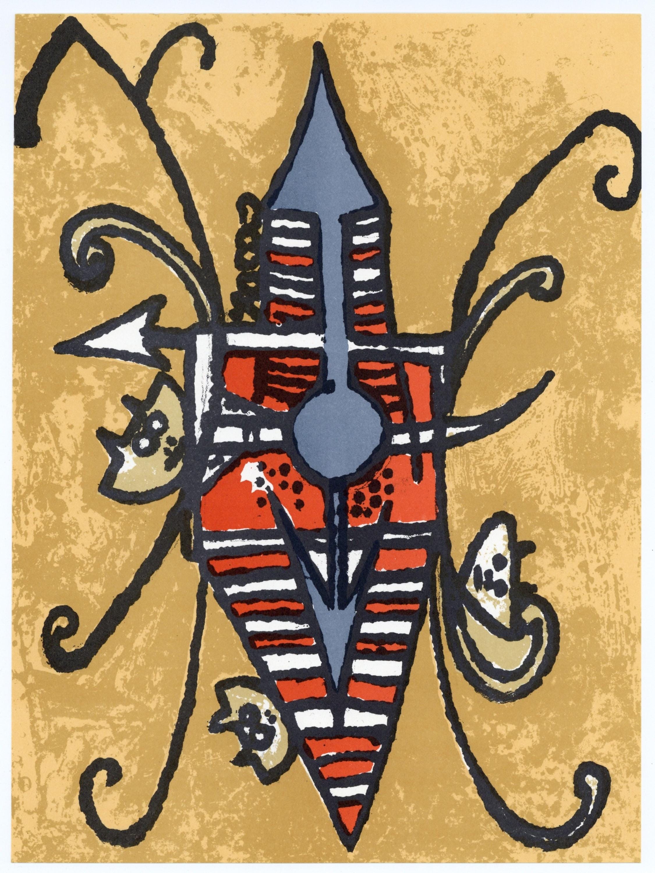 Wifredo Lam 林飛龍, Les affinites ambigues, XXe siècle, Limited Edition Lithograph