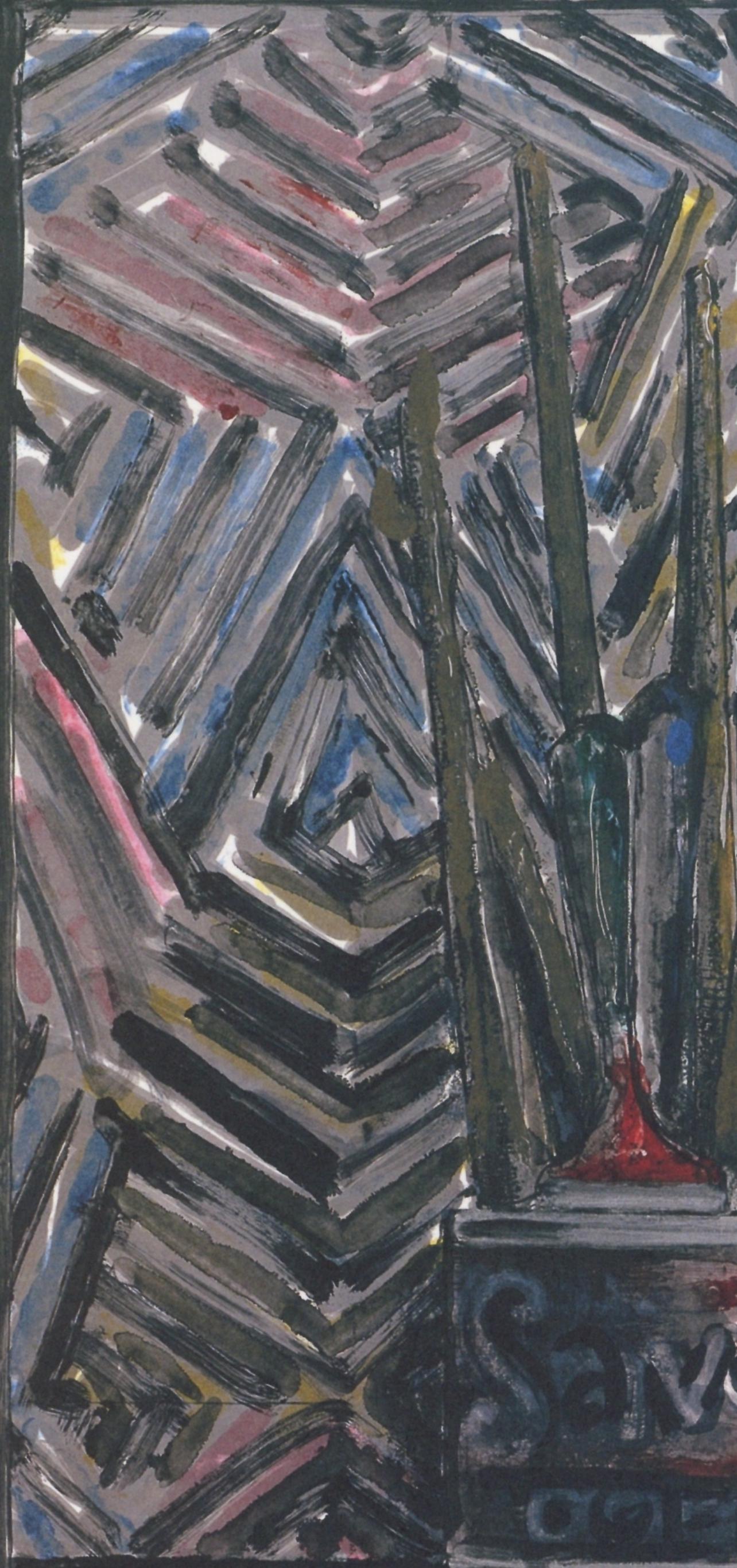 Jasper Johns, Composition, Jasper Johns, 17 Monotypes, Limited Edition Héliogravure