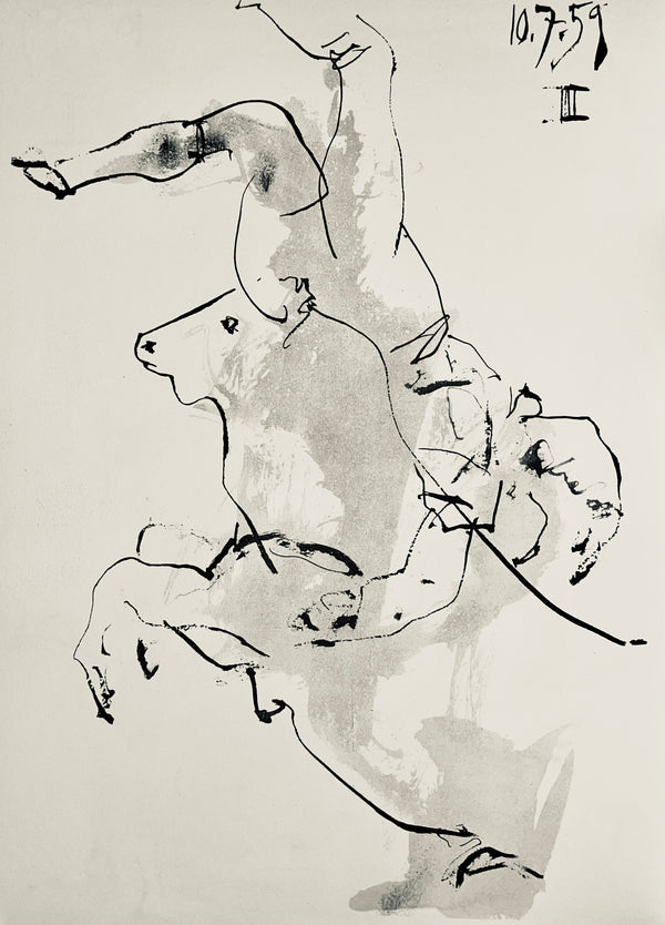Pablo Picasso, Composition (Bloch 1276; Czwiklitzer 23), Toros y Toreros, Limited Edition Lithograph