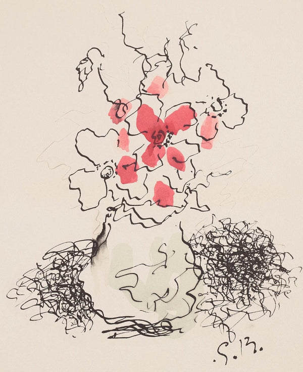 Georges Braque, Composition, Braque Espaces, 13 Dessins, Lavis, Aquarelles, Limited Edition Lithograph